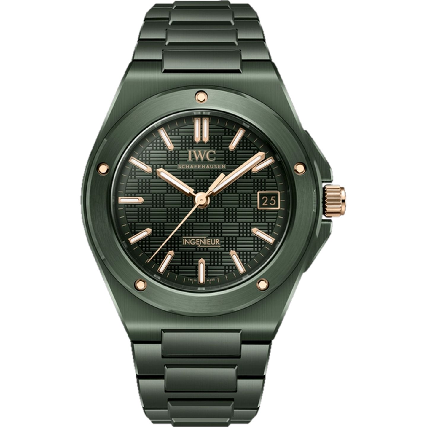 IWC Ingenieur Automatic IW338902 (2026) - Groen wijzerplaat 42mm Keramiek (1/1)