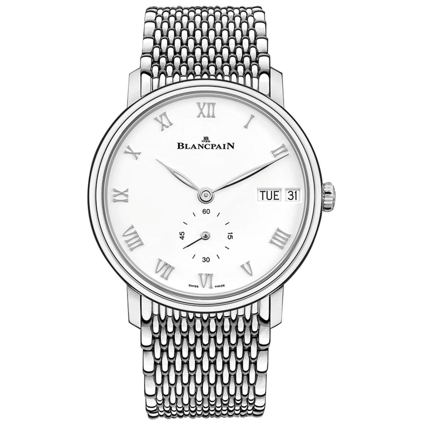 Blancpain Villeret 6652-1127-MMB (2024) - White dial 41 mm Steel case (1/2)