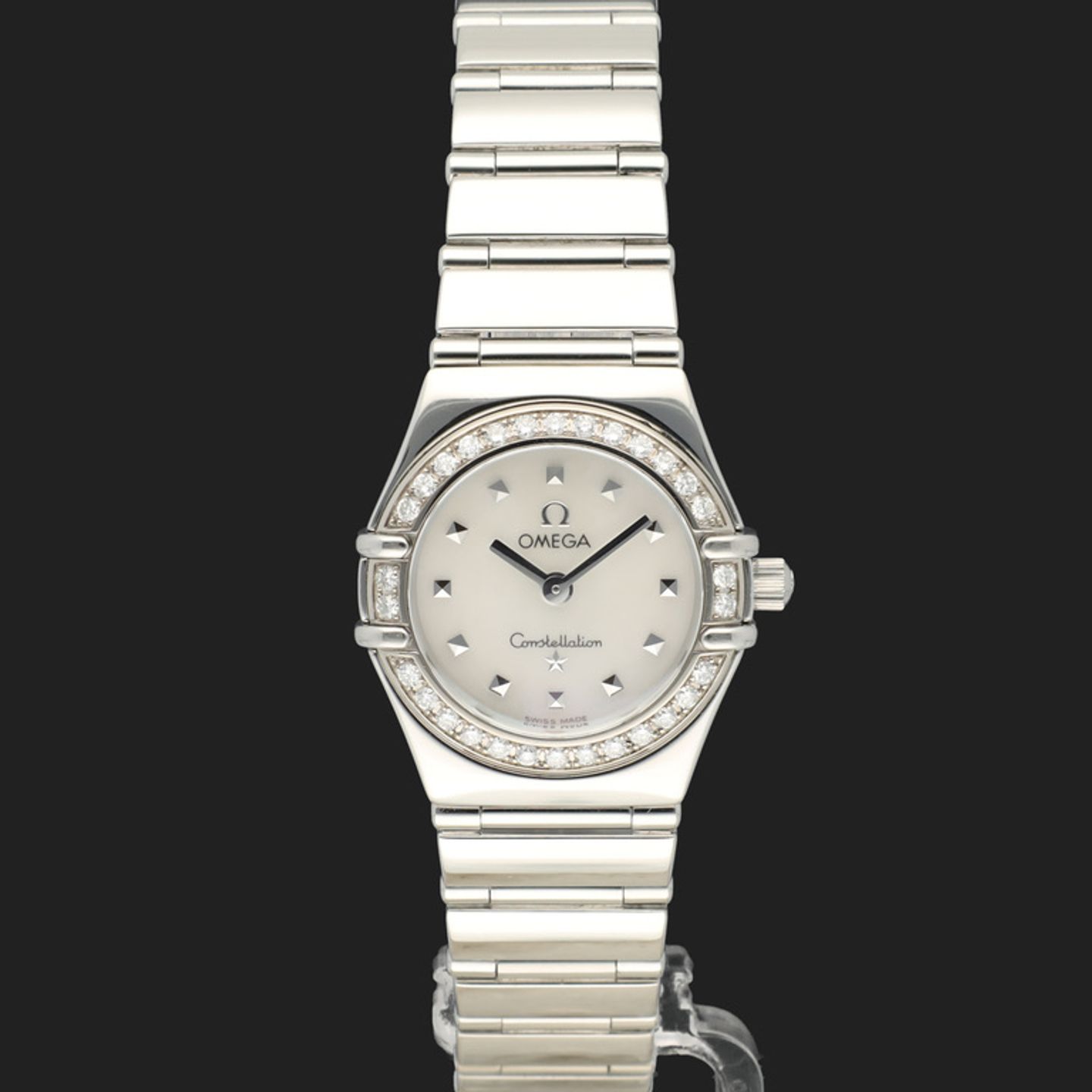 Omega Constellation Quartz 1465.71.00 (1999) - White dial 23 mm Steel case (3/8)