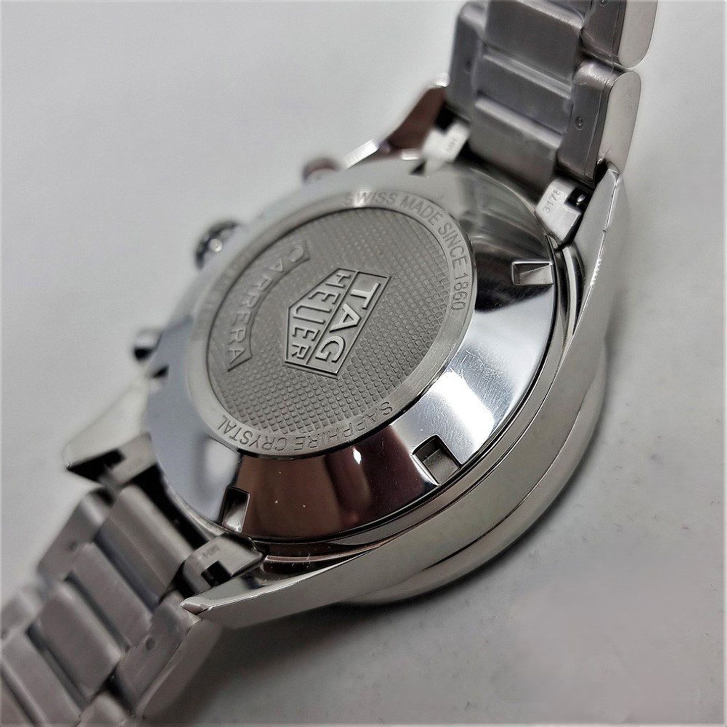 TAG Heuer Carrera Calibre 16 CV201AR.BA0715 (2025) - Blue dial 41 mm Steel case (8/8)