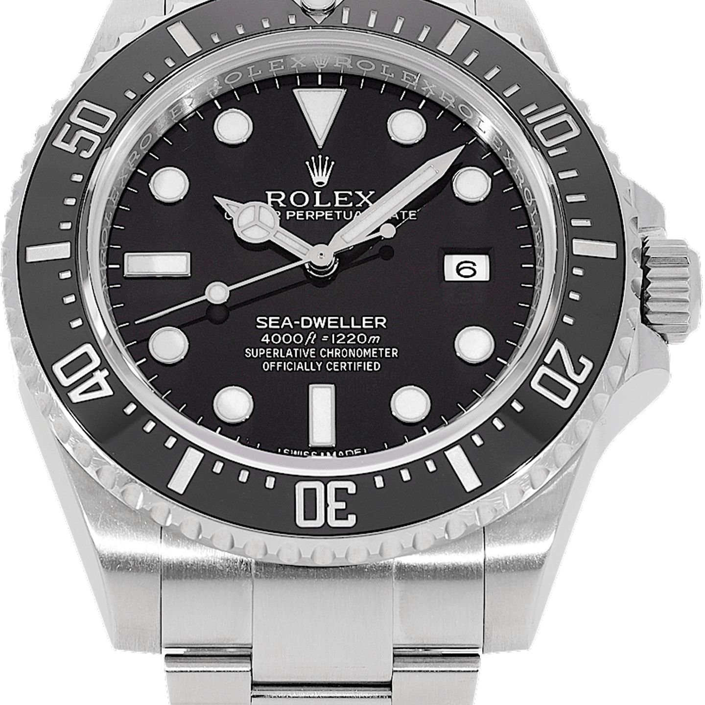 Rolex Sea-Dweller 4000 116600 (2015) - Zwart wijzerplaat 40mm Staal (2/5)