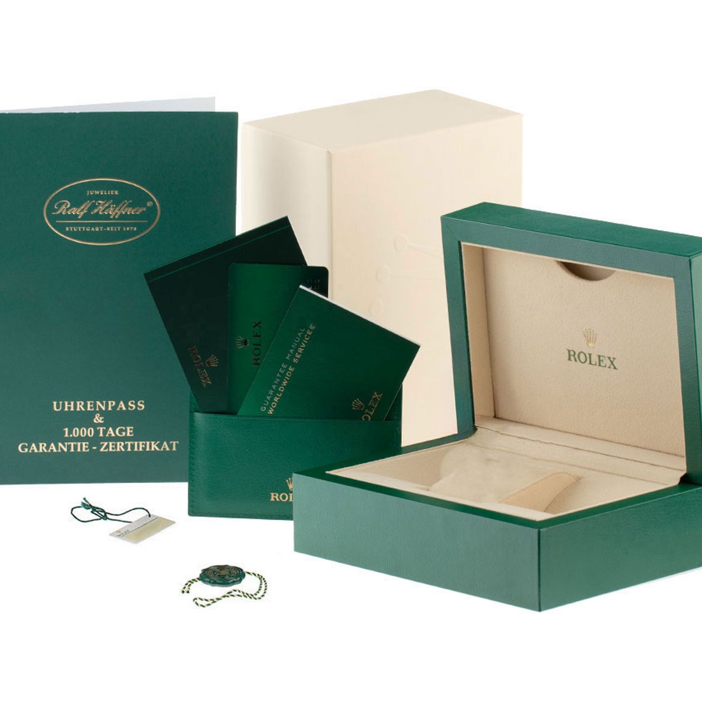 Rolex Cellini Moonphase 50535 (2022) - White dial 39 mm Rose Gold case (2/7)