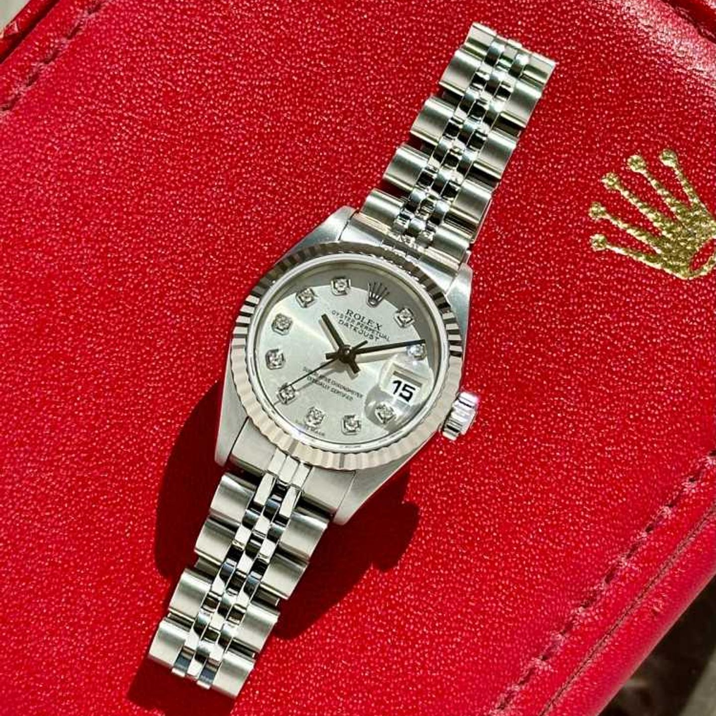 Rolex Lady-Datejust 79174 (2000) - Silver dial 26 mm Steel case (2/8)