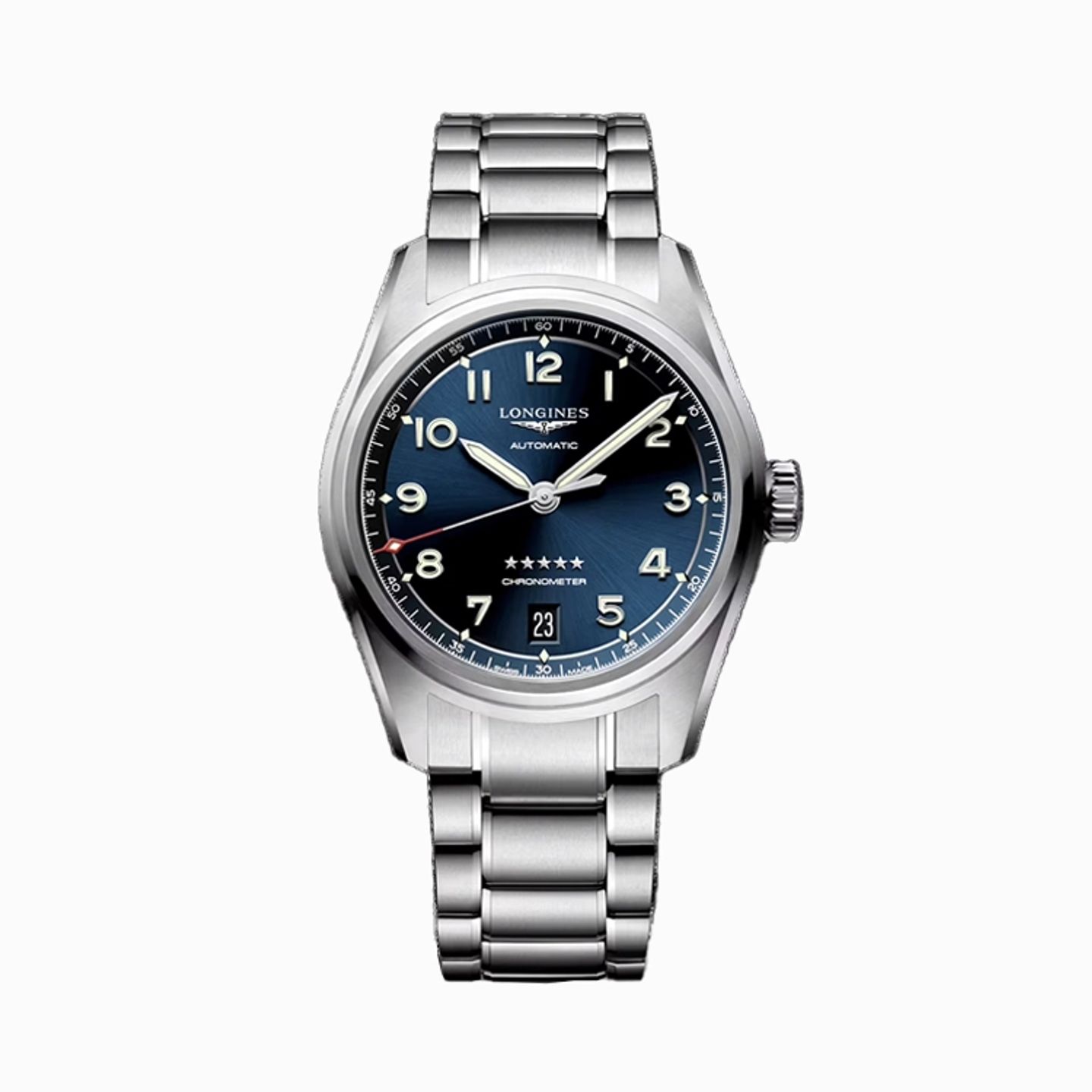 Longines Spirit L3.410.4.93.6 (2025) - Blue dial 37 mm Steel case (1/1)