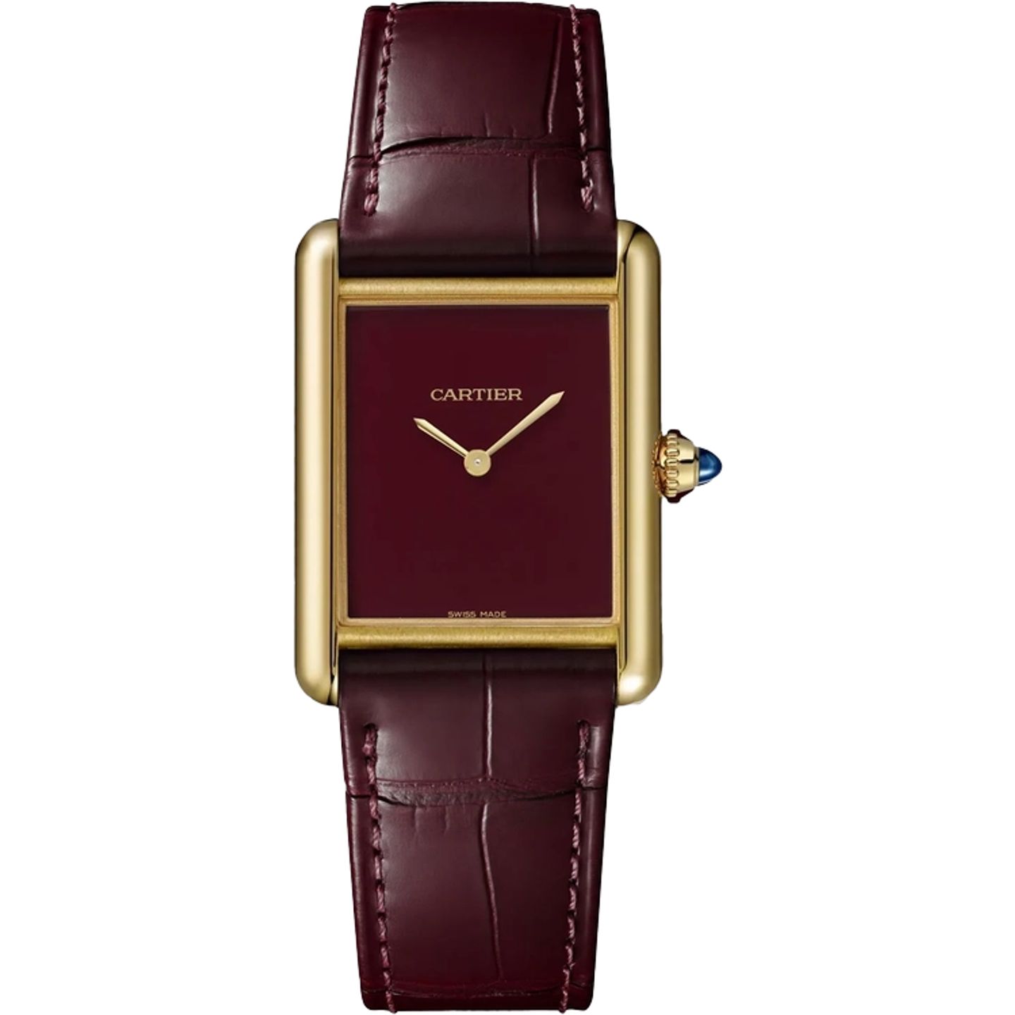 Cartier Tank Louis Cartier WGTA0190 (2025) - Red dial 26 mm Yellow Gold case (1/1)