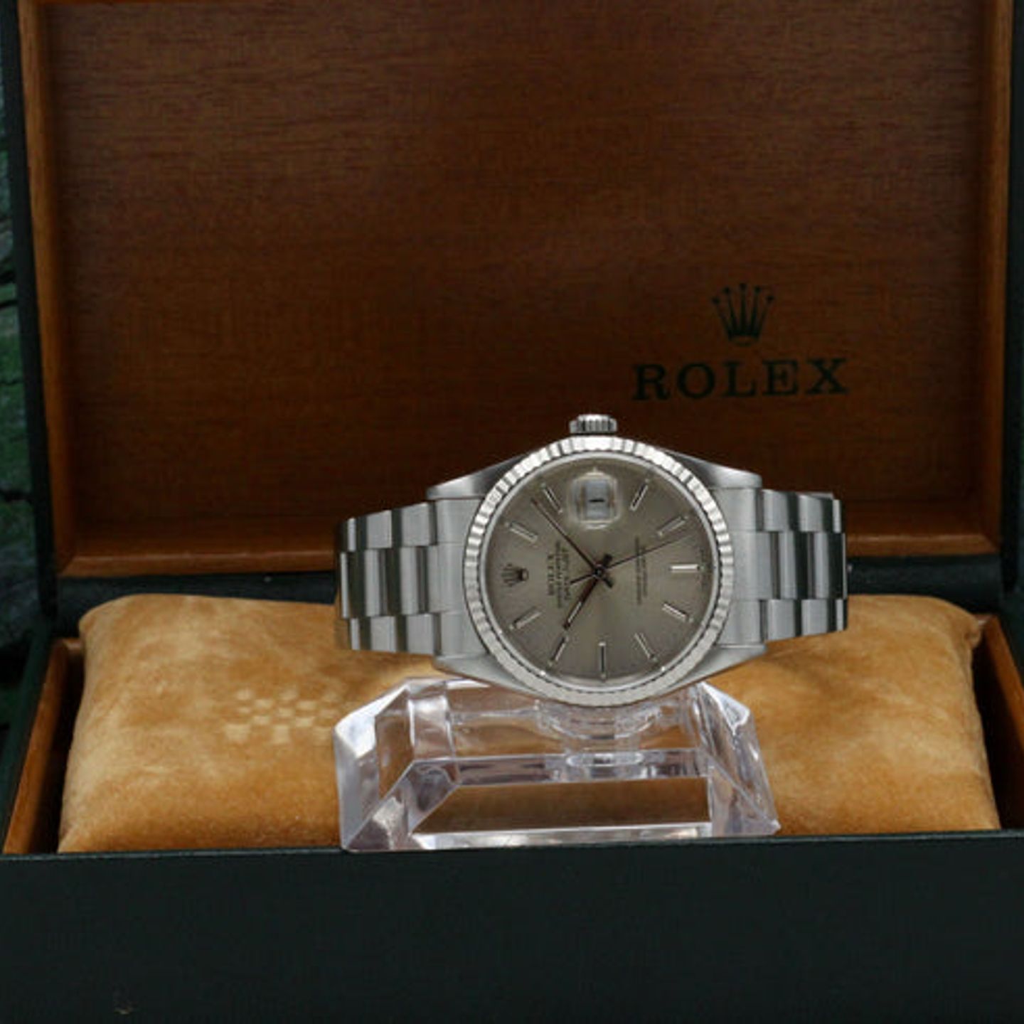 Rolex Datejust 36 16234 (1990) - Zilver wijzerplaat 36mm Staal (3/7)