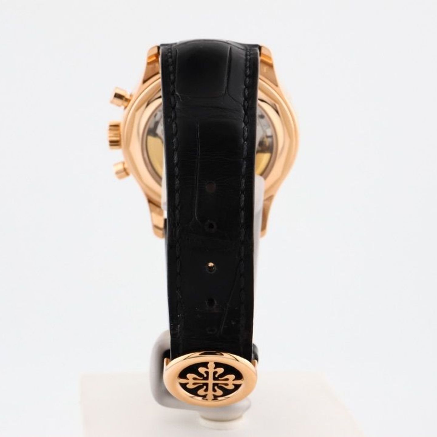 Patek Philippe Annual Calendar Chronograph 5960R-010 (2013) - Black dial 40 mm Rose Gold case (5/8)