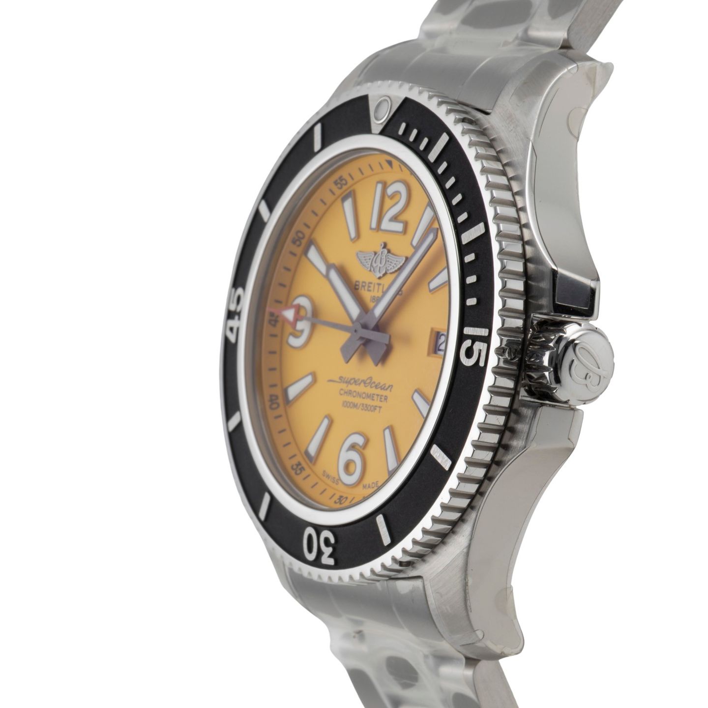 Breitling Superocean 44 A17367021I1A1 (Unknown (random serial)) - Yellow dial 44 mm Steel case (6/8)