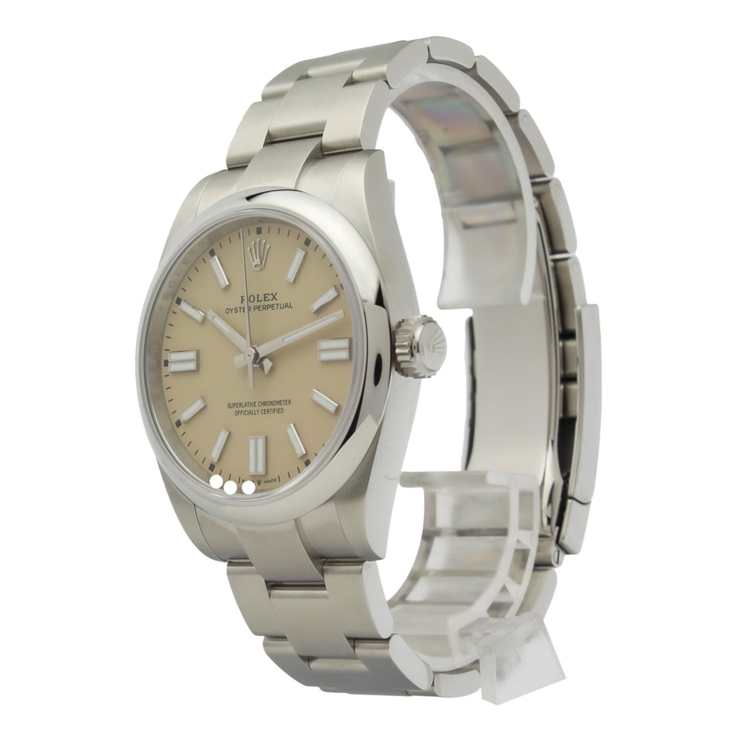 Rolex Oyster Perpetual 134300 (2025) - Brown dial 41 mm Steel case (3/6)