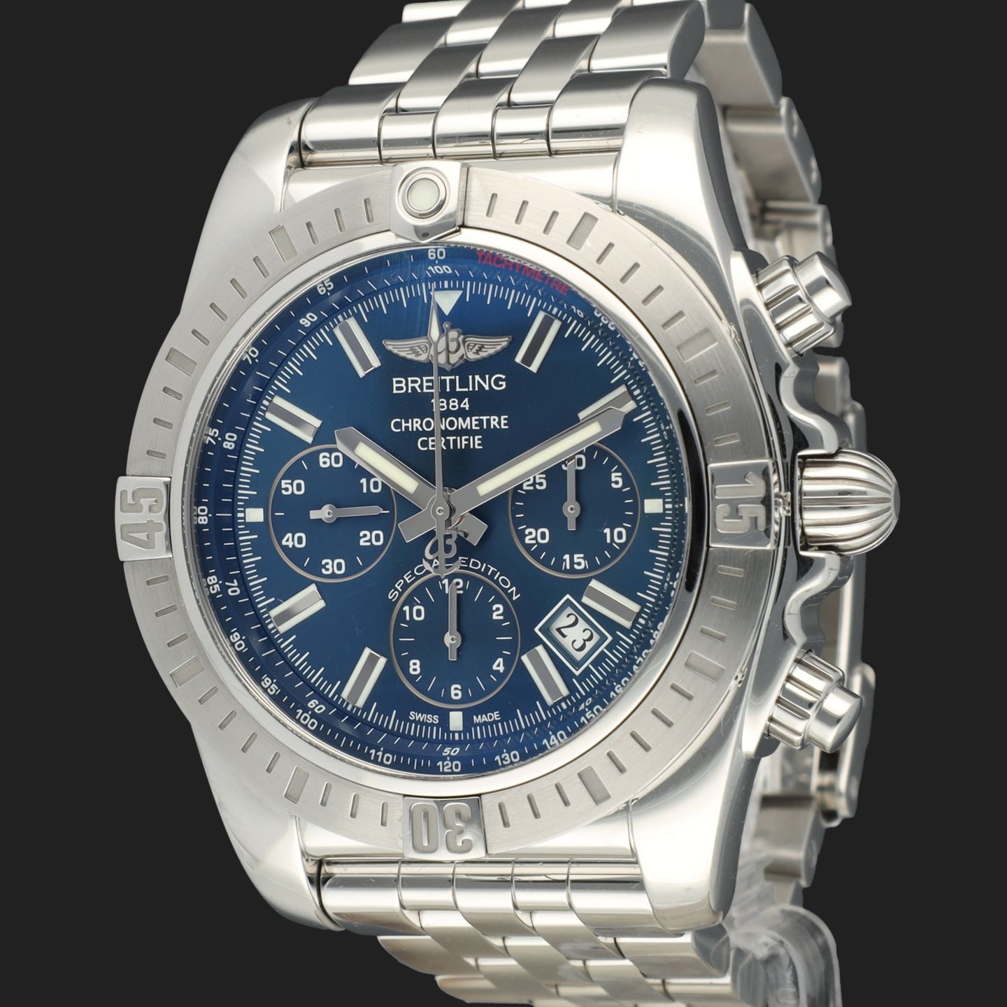 Breitling Chronomat 44 AB011511/C956 (2018) - Blue dial 44 mm Steel case (1/8)