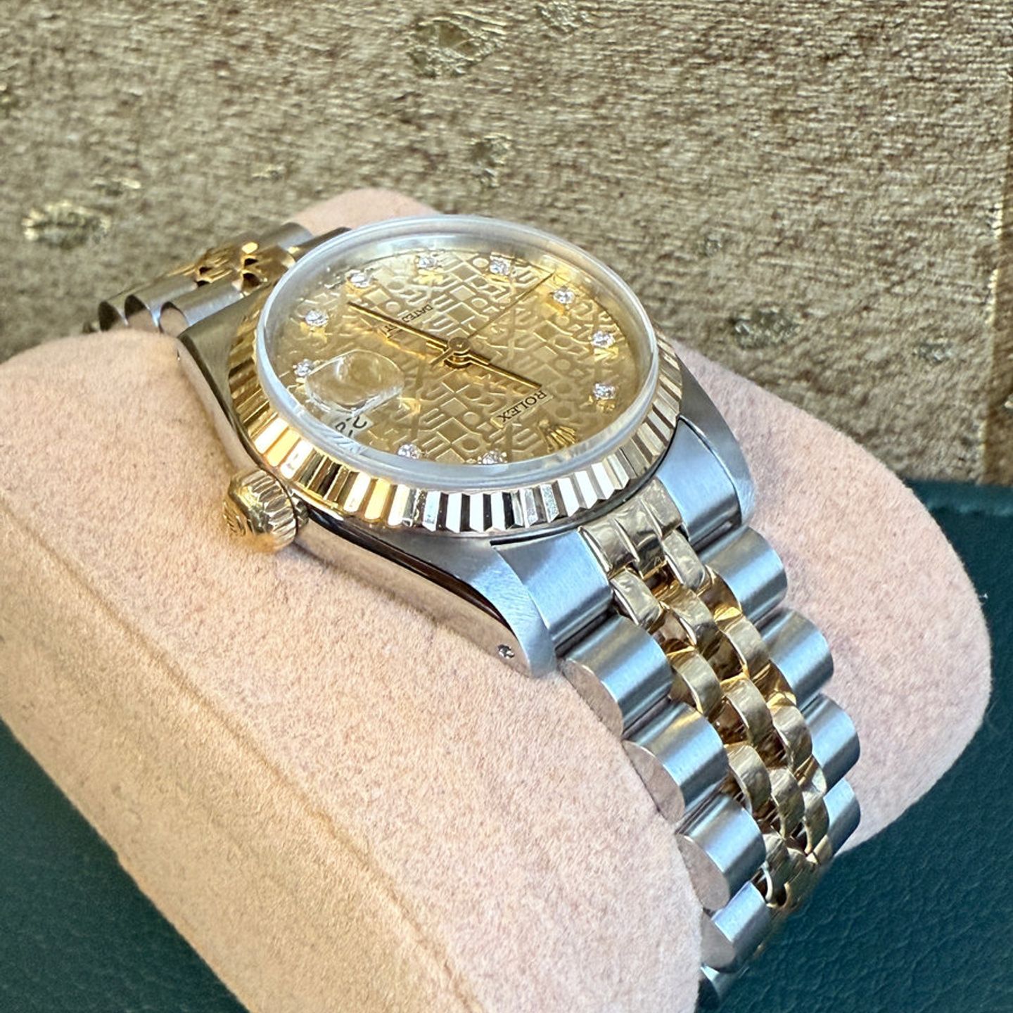 Rolex Datejust 31 68273 (1988) - Champagne wijzerplaat 31mm Goud/Staal (4/8)