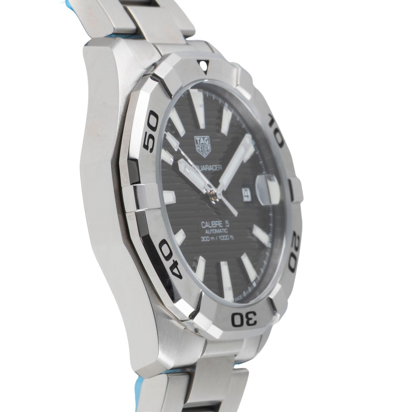 TAG Heuer Carrera Calibre HEUER 01 CAR201AA.BA0714 (Unknown (random serial)) - White dial 43 mm Steel case (7/8)