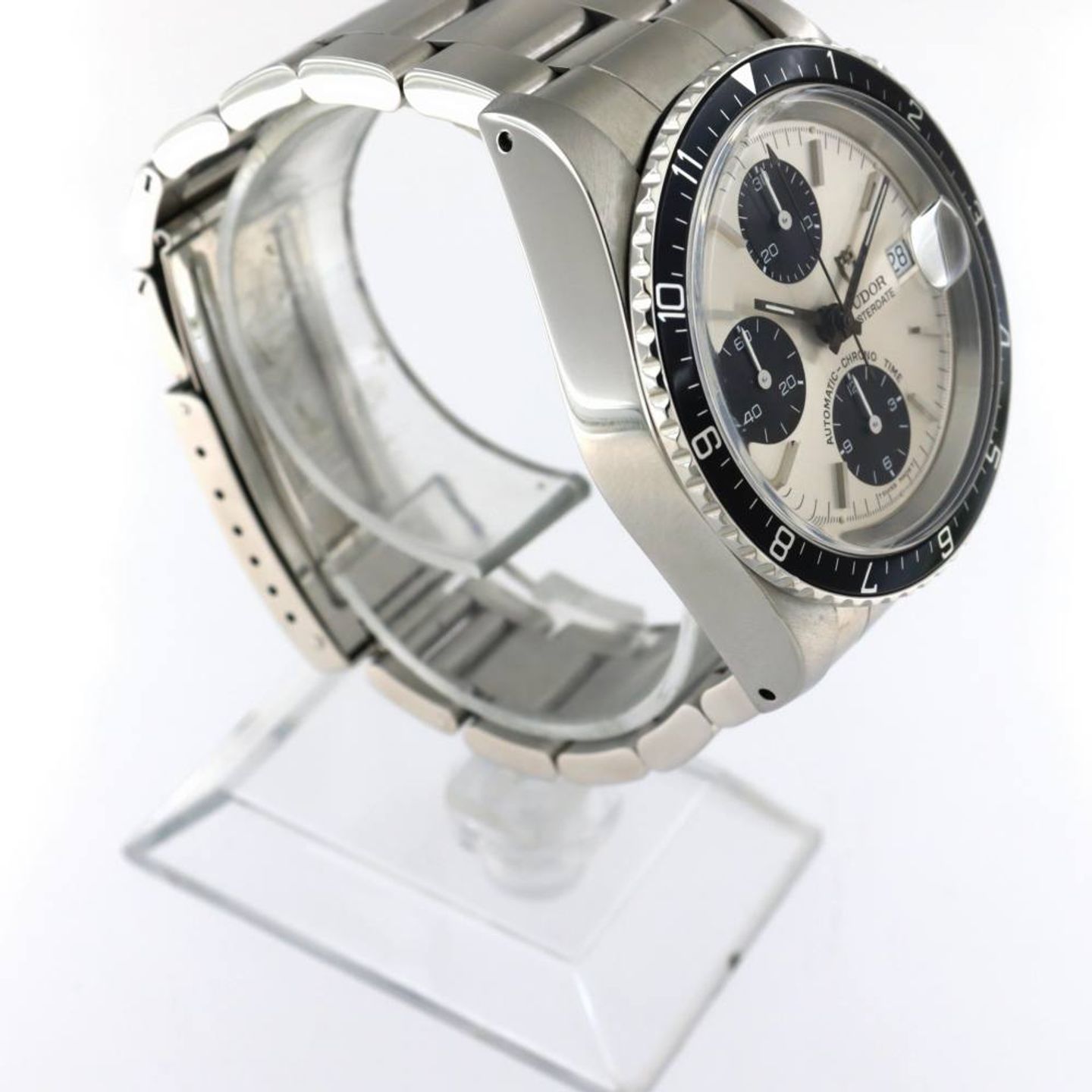 Tudor Oysterdate Big Block 79170 (1994) - Silver dial 40 mm Steel case (3/6)