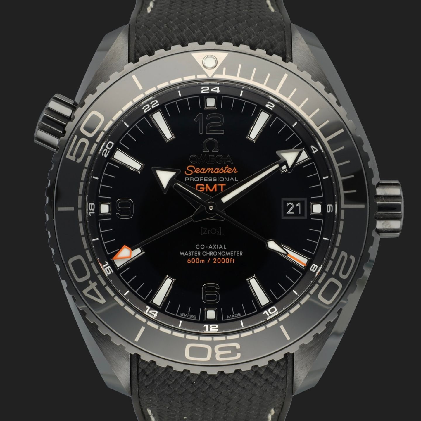 Omega Seamaster Planet Ocean 215.92.46.22.01.001 (2016) - Zwart wijzerplaat 46mm Keramiek (2/7)