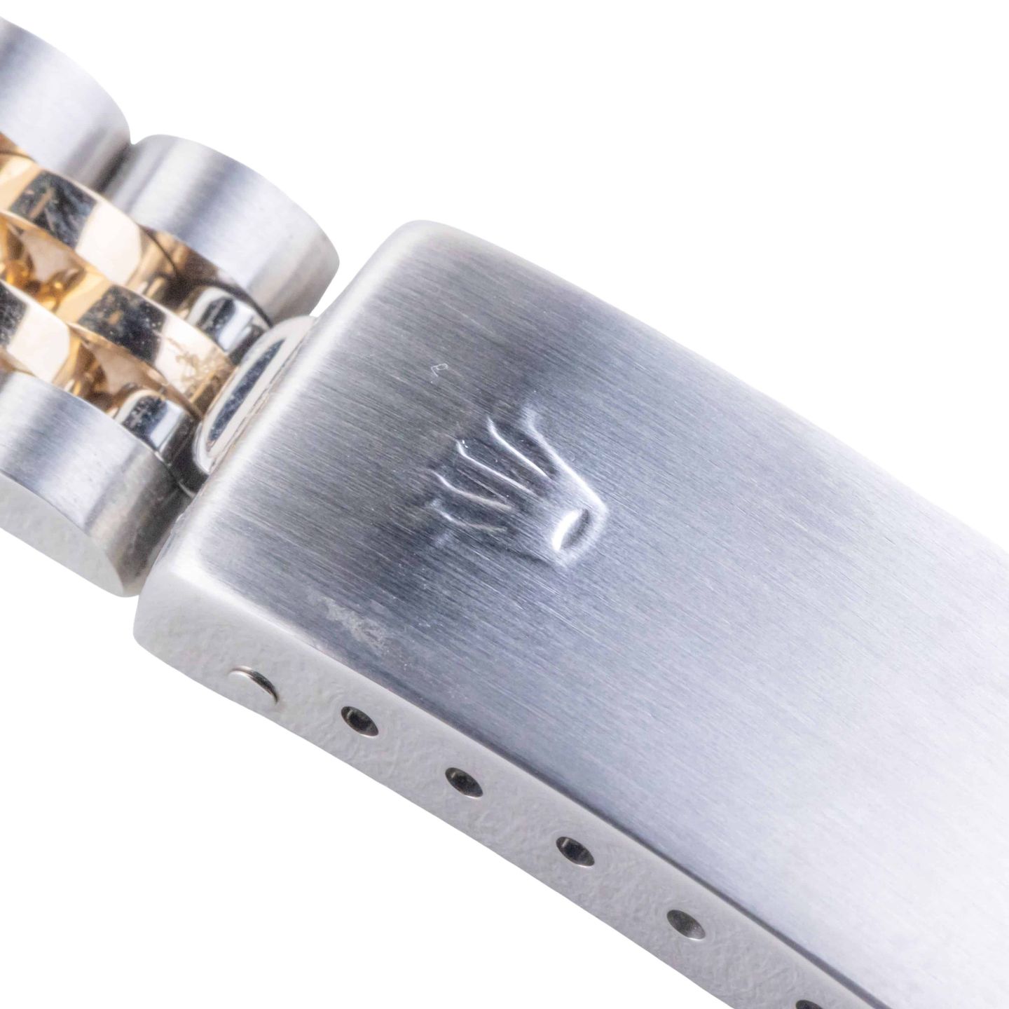 Rolex Lady-Datejust 69173 (1997) - White dial 26 mm Gold/Steel case (7/8)