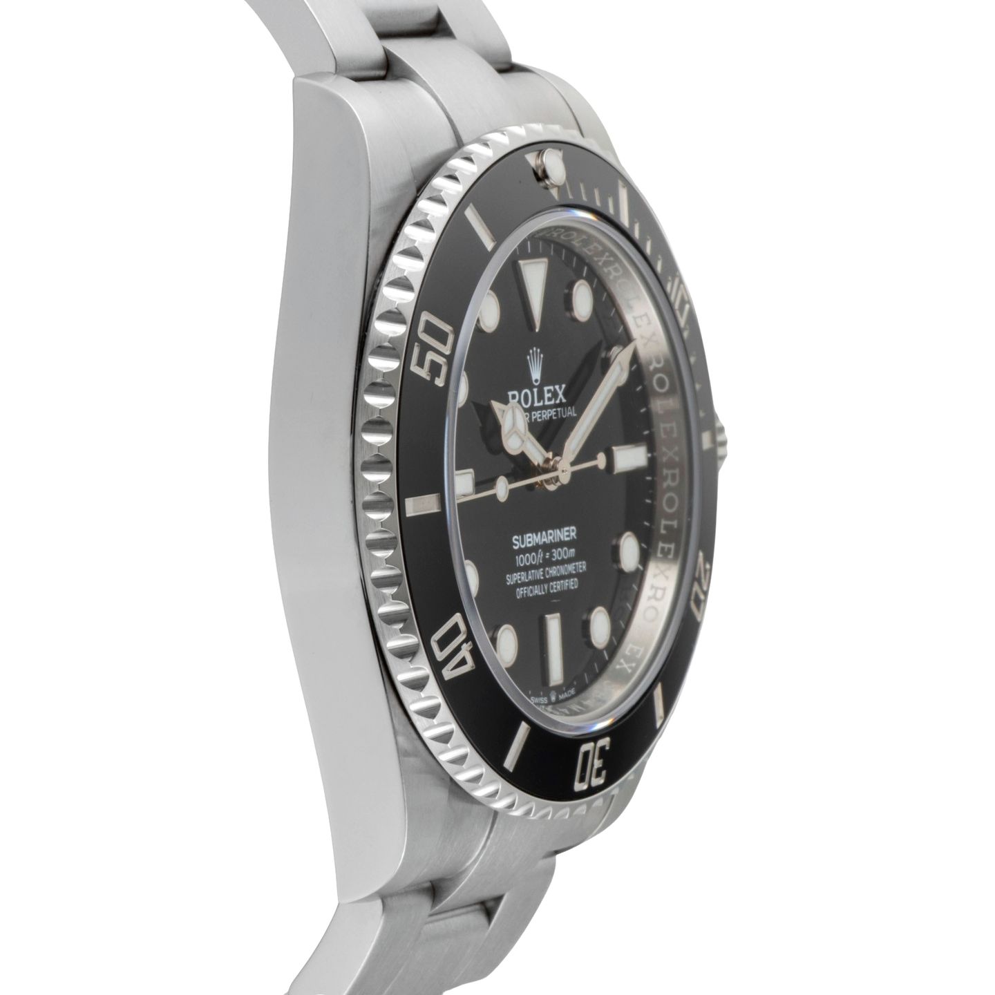 Rolex Submariner No Date 124060 (Unknown (random serial)) - Black dial 41 mm Steel case (7/8)