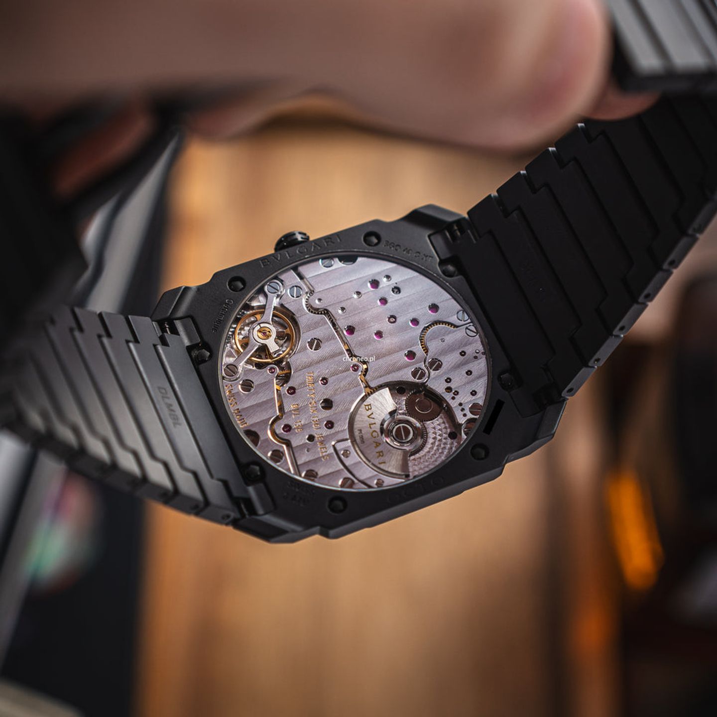 Bulgari Octo 103077 (2020) - Zwart wijzerplaat 40mm Keramiek (6/8)