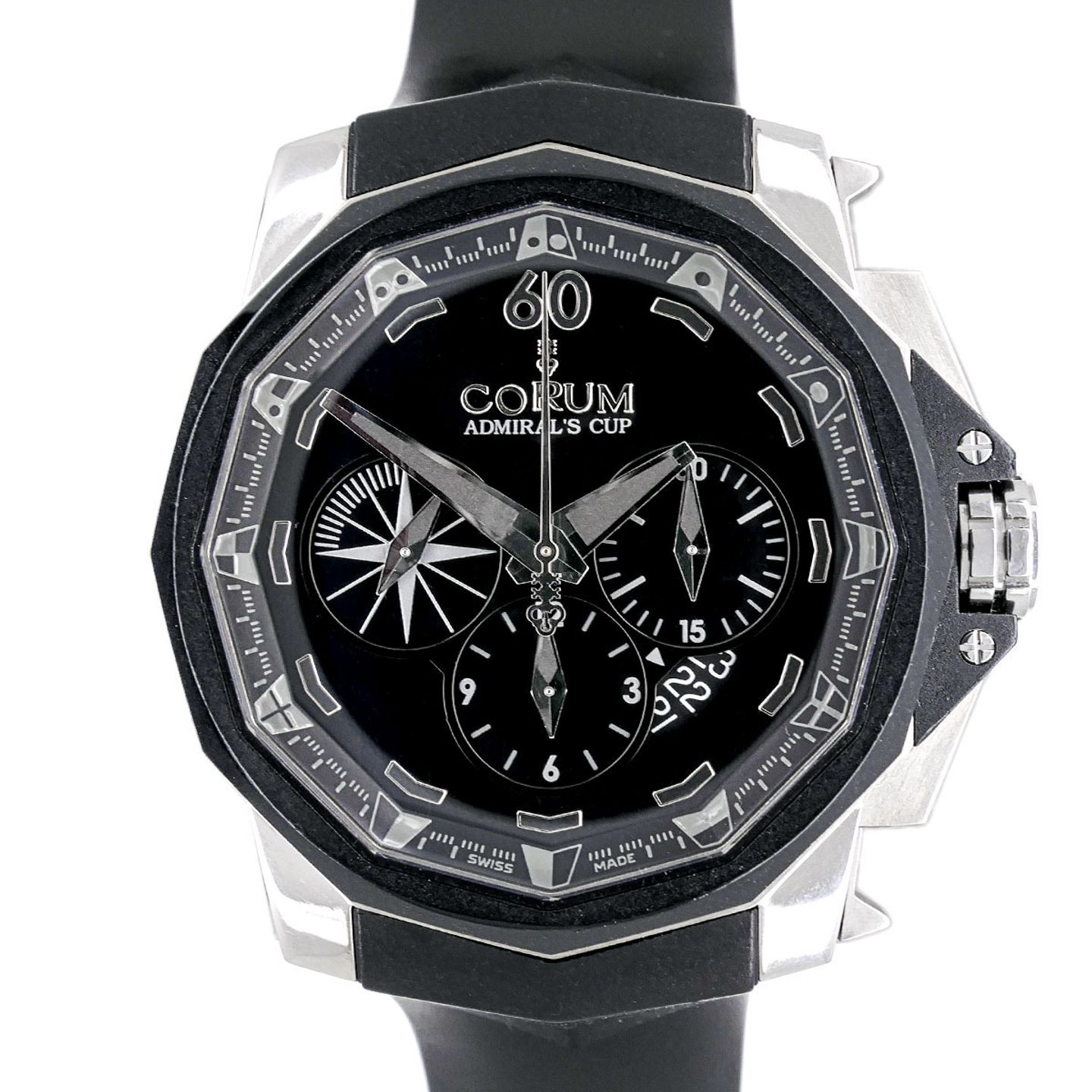 Corum Admiral's Cup Challenger 753.935.06/0371AN52 (2009) - Black dial 48 mm Titanium case (1/6)