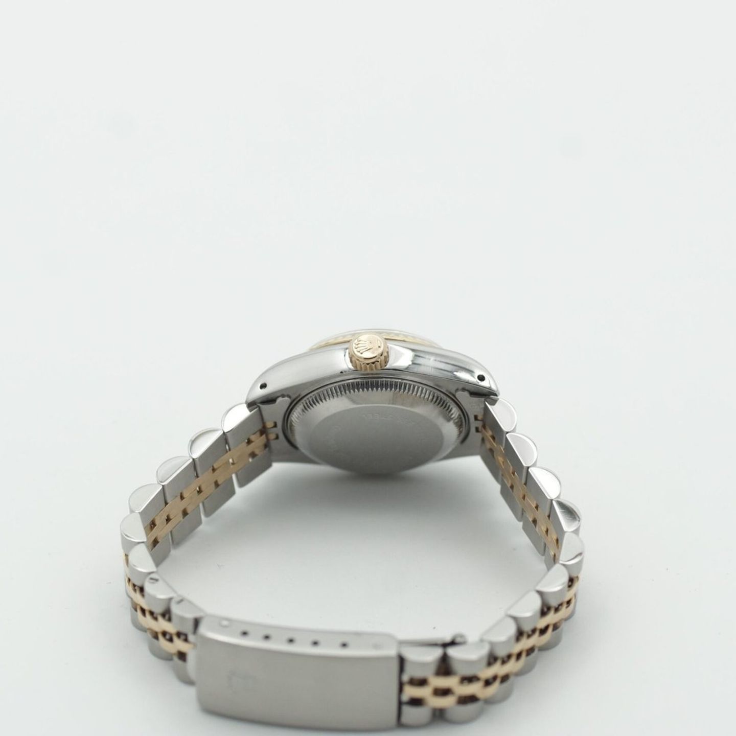 Rolex Lady-Datejust 69173 (1990) - Champagne dial 26 mm Gold/Steel case (8/8)