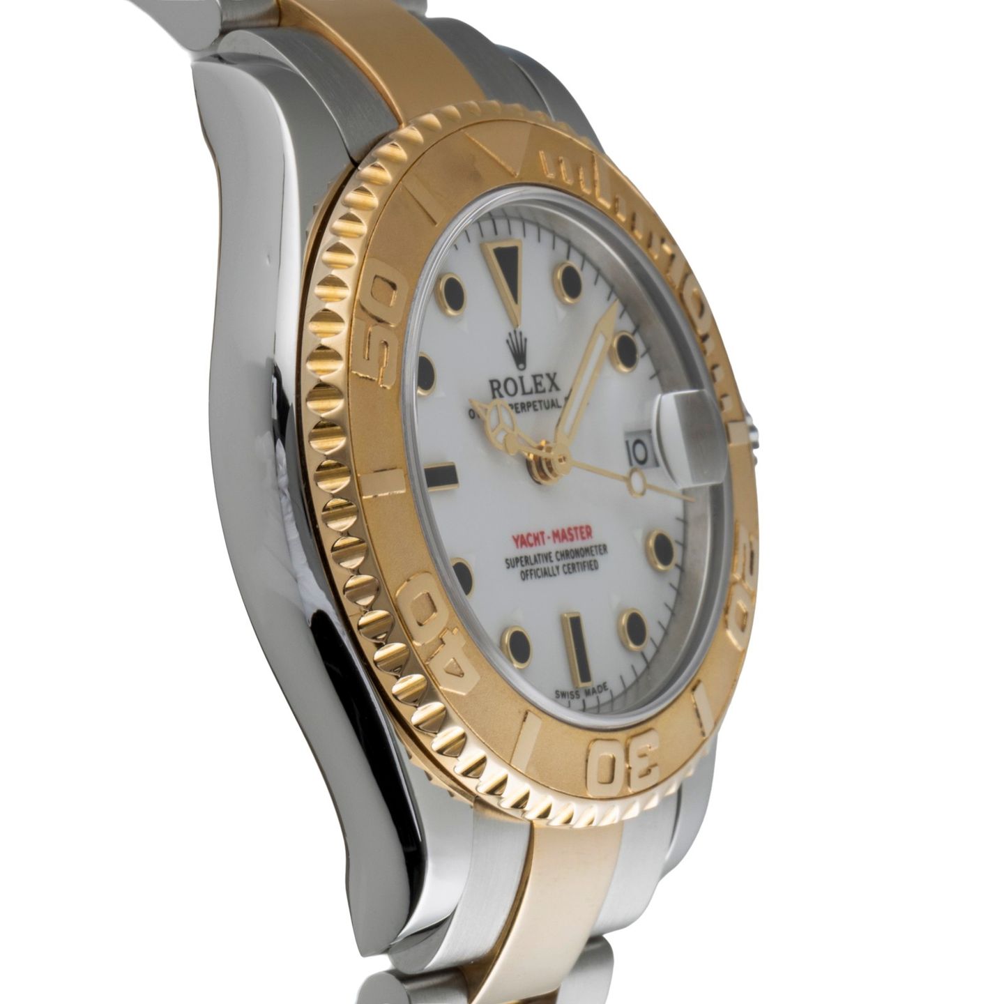 Rolex Yacht-Master 168623 (Unknown (random serial)) - 35 mm Gold/Steel case (7/8)