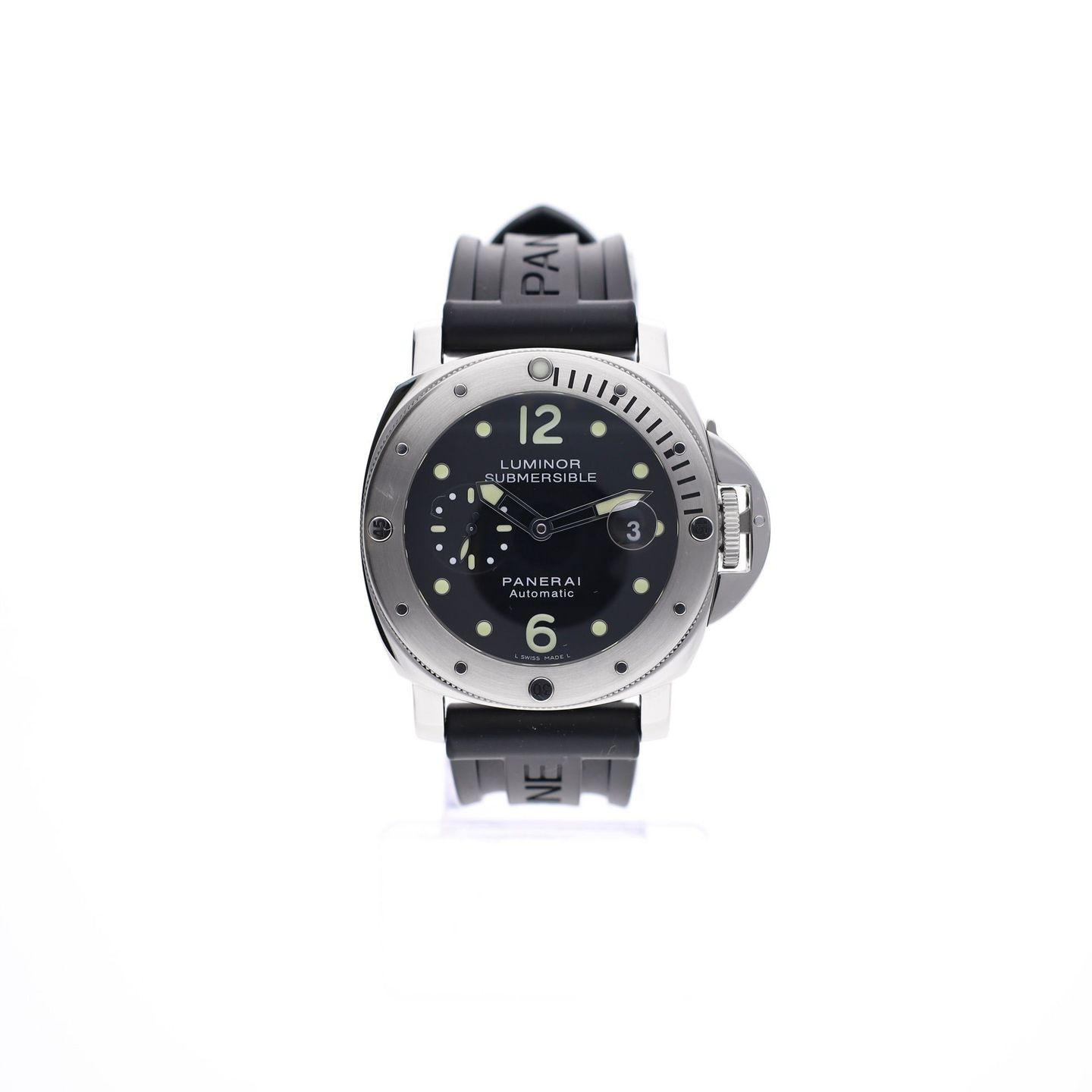 Panerai Luminor Submersible PAM00024 (2001) - Black dial 44 mm Steel case (1/8)