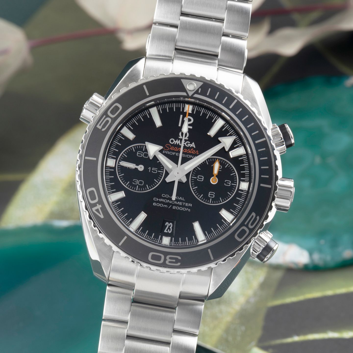 Omega Seamaster Planet Ocean Chronograph 232.30.46.51.01.001 (Onbekend (willekeurig serienummer)) - Zwart wijzerplaat 46mm Staal (3/8)