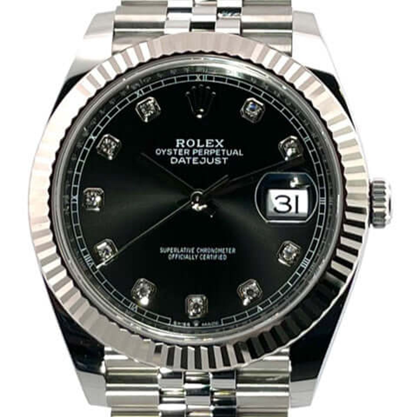 Rolex Datejust 41 126334 (2024) - Black dial 41 mm Steel case (1/8)