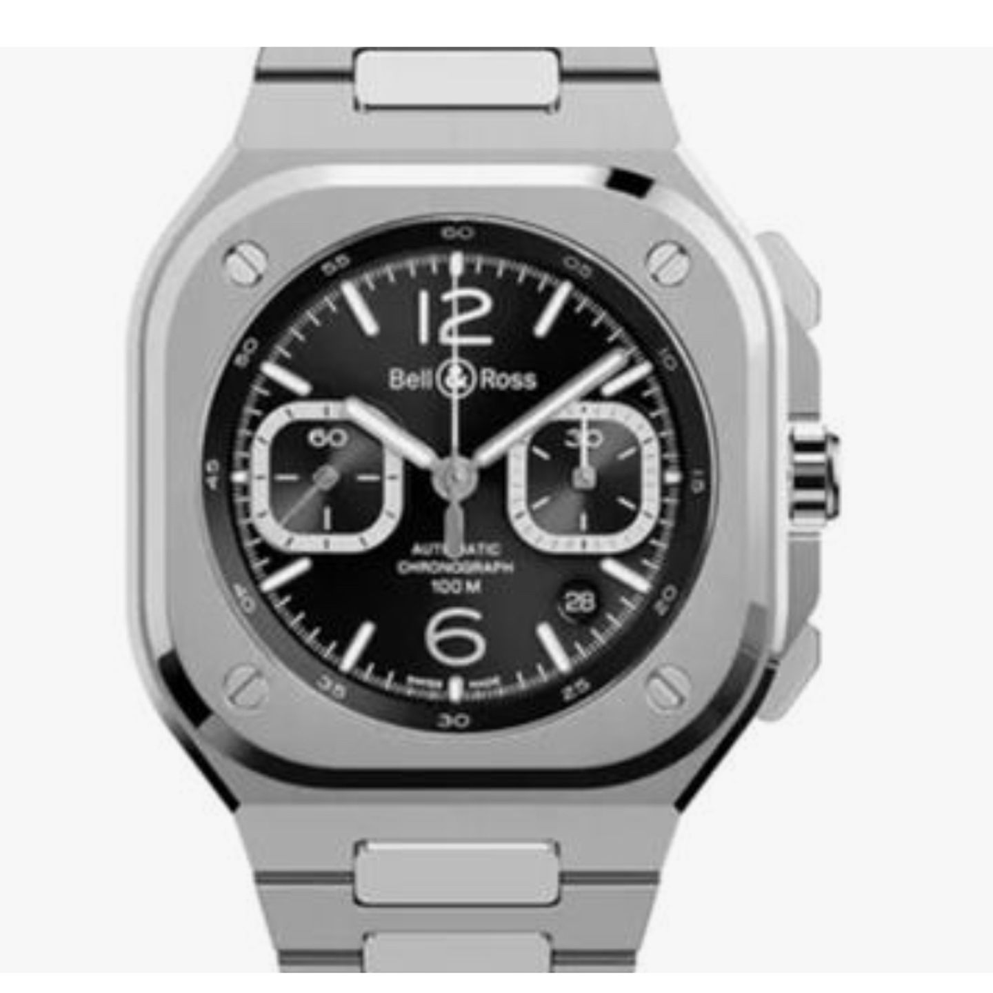 Bell & Ross BR 05 BR05C-BLC-ST/SST (2024) - Zwart wijzerplaat 42mm Staal (1/1)