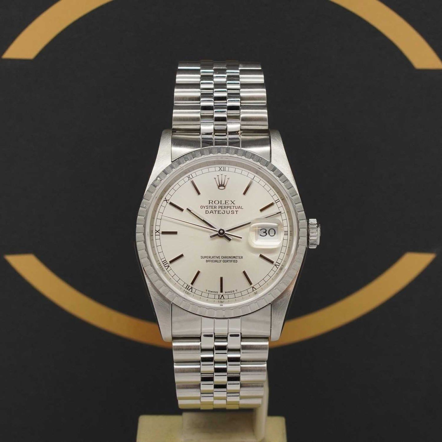 Rolex Datejust 36 16220 (1989) - Silver dial 36 mm Steel case (1/7)