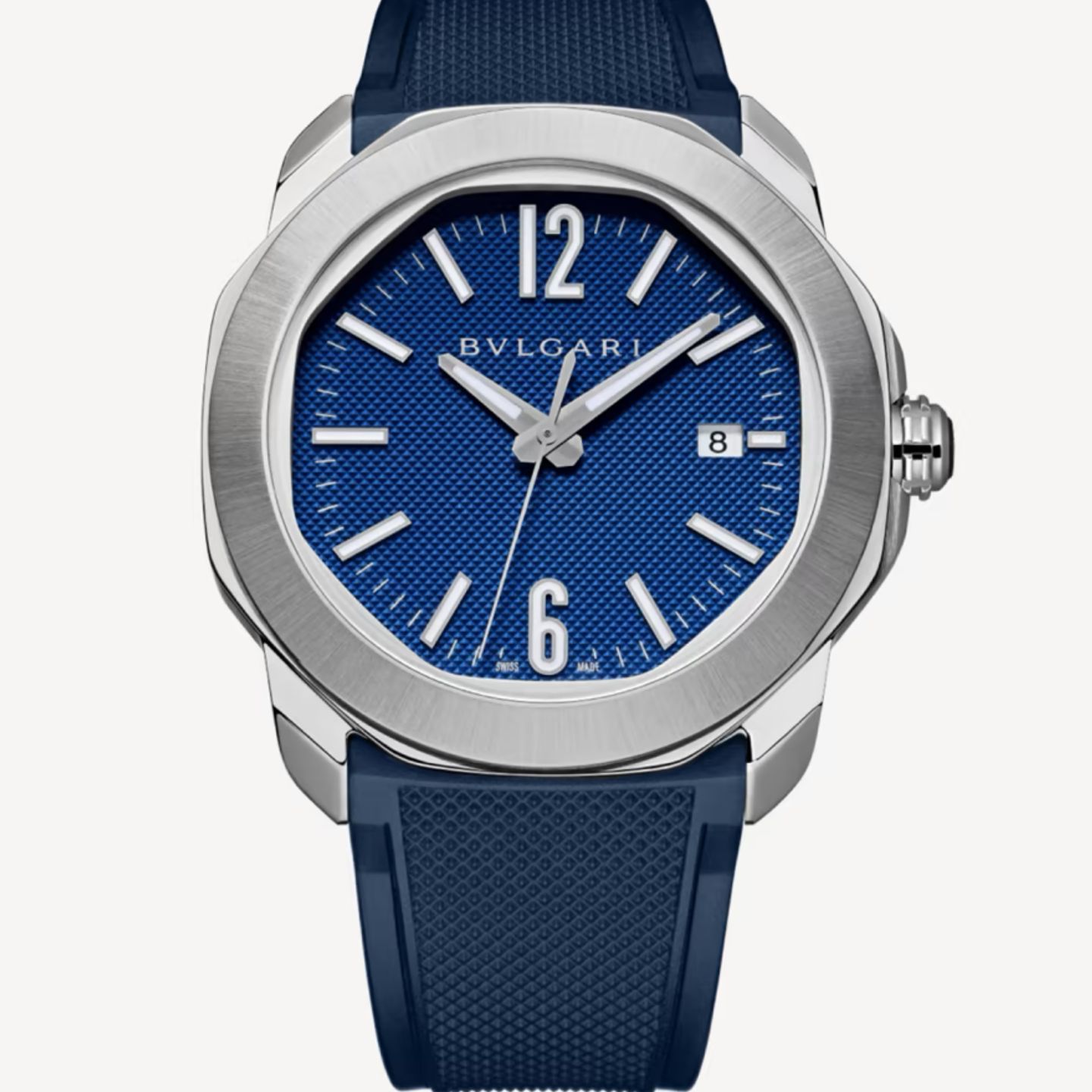 Bulgari Octo 103739 (2024) - Blauw wijzerplaat 41mm Staal (1/8)