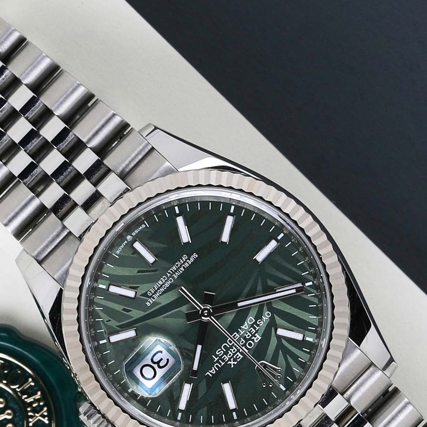 Rolex Datejust 36 126234 (2021) - Groen wijzerplaat 36mm Staal (4/8)