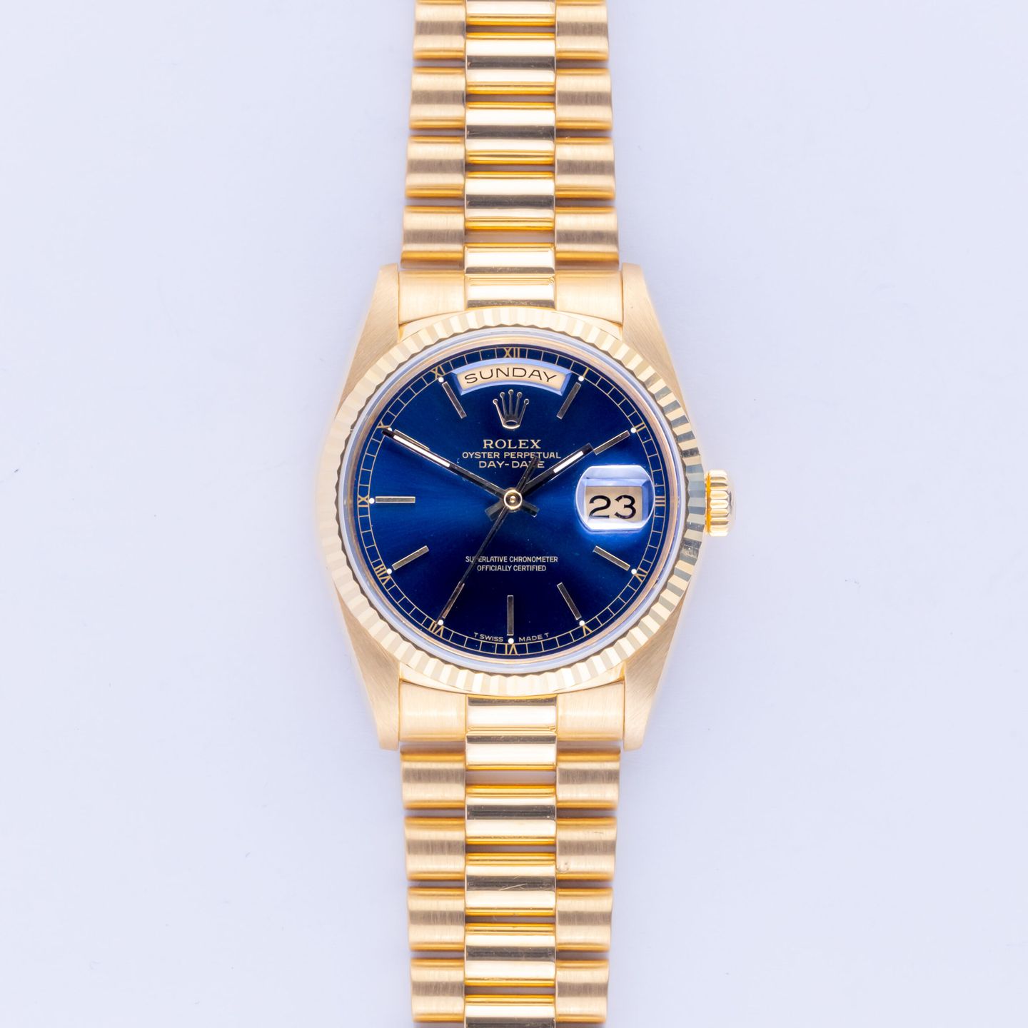 Rolex Day-Date 36 18238 (1995) - 36 mm Yellow Gold case (3/8)