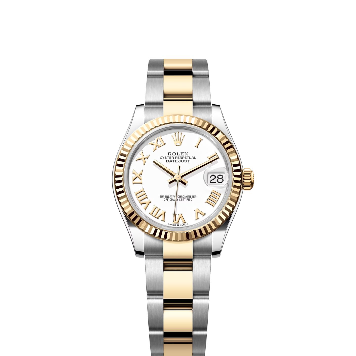 Rolex Datejust 31 278273 (2023) - Wit wijzerplaat 31mm Staal (1/8)