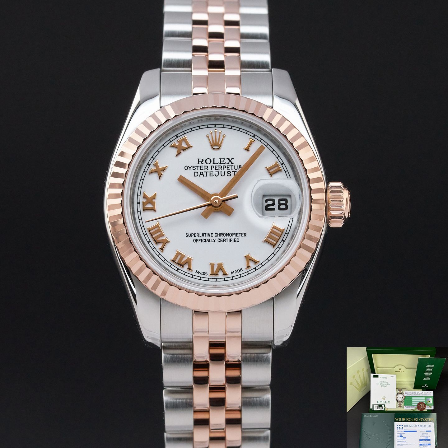 Rolex Lady-Datejust 179171 (2006) - 26 mm Gold/Steel case (1/8)