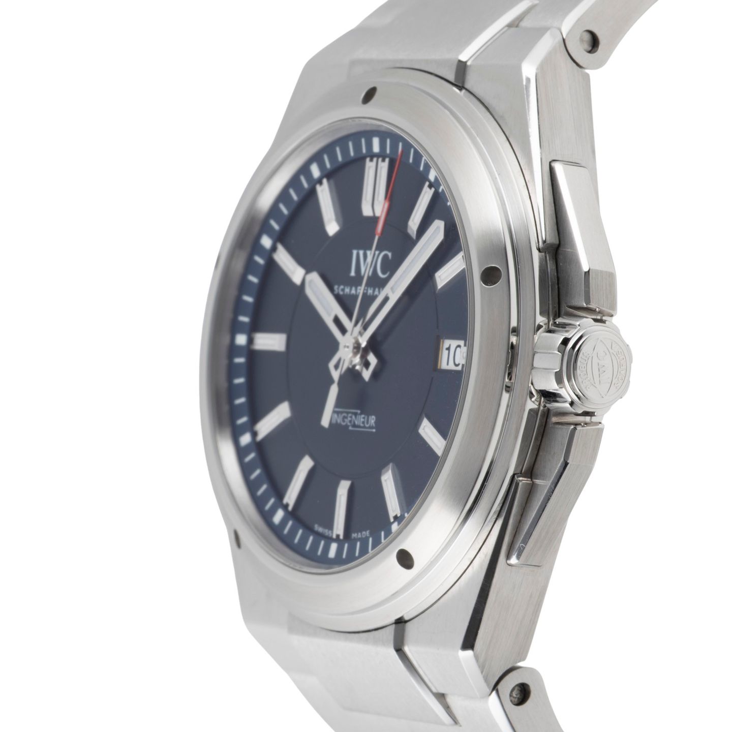IWC Ingenieur Automatic IW323909 (Unknown (random serial)) - Blue dial 40 mm Steel case (6/8)