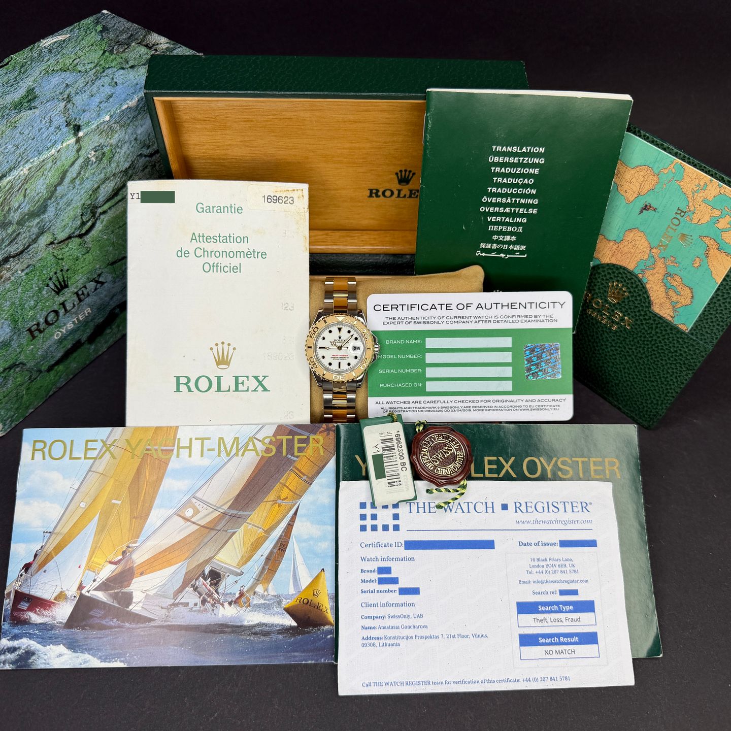 Rolex Yacht-Master 169623 (2002) - 29mm Goud/Staal (3/8)