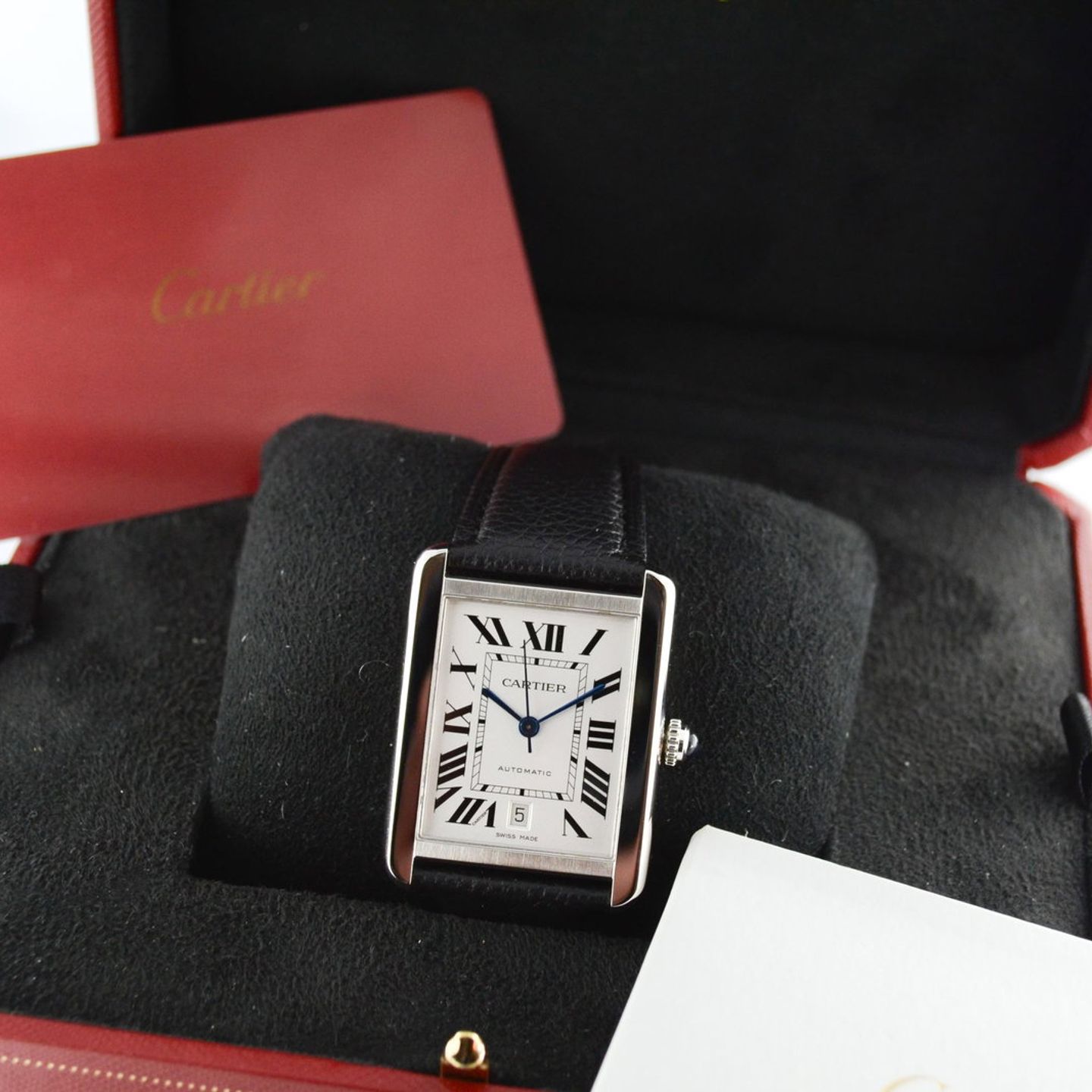 Cartier Tank Solo W5200027 (2019) - 31mm Staal (7/7)