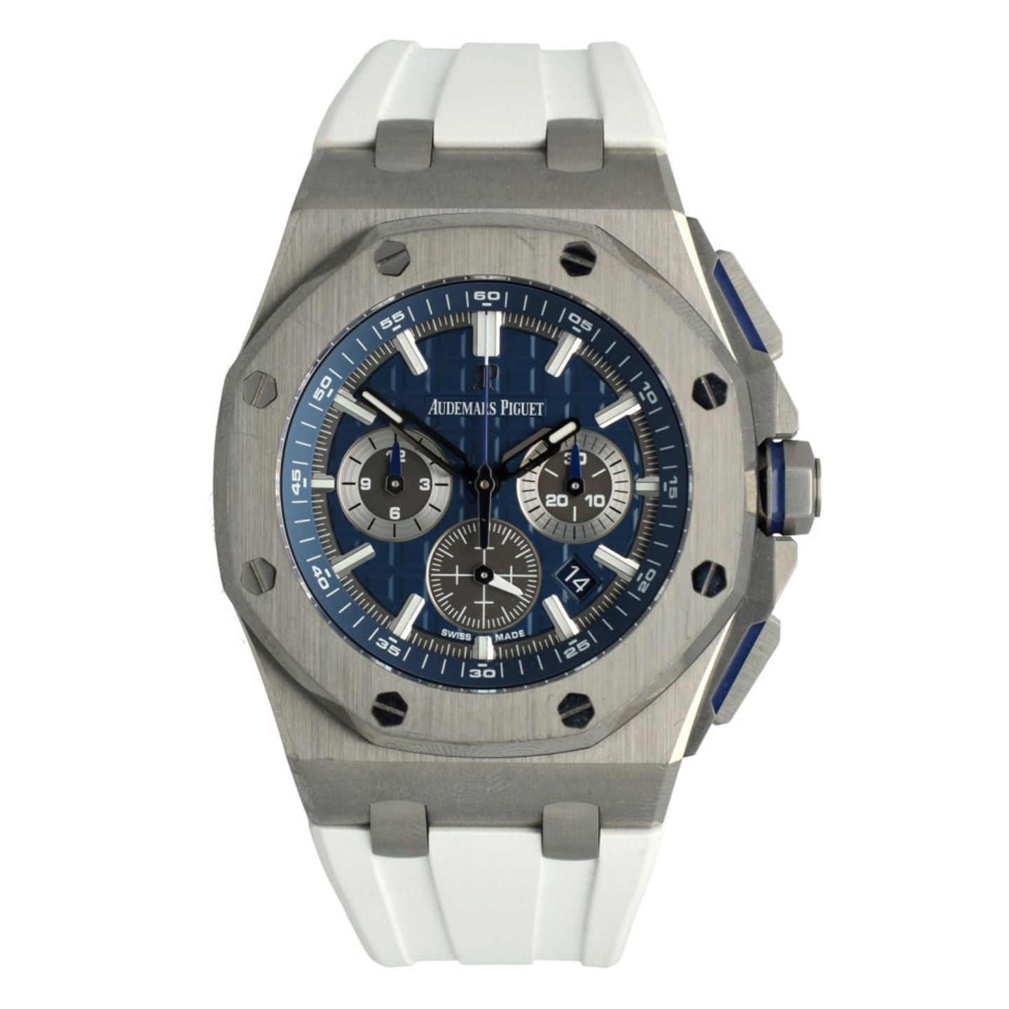 Audemars Piguet Royal Oak Offshore 26480TI.OO.A027CA.01 (2022) - Blauw wijzerplaat 42mm Titanium (4/7)