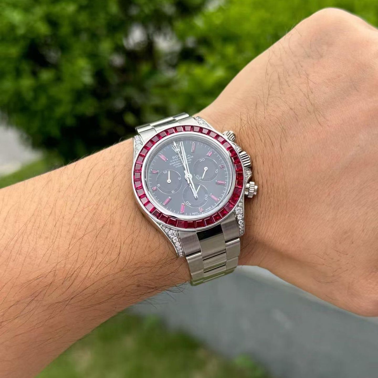 Rolex Daytona 116509 (Onbekend (willekeurig serienummer)) - Zwart wijzerplaat 40mm Witgoud (2/8)