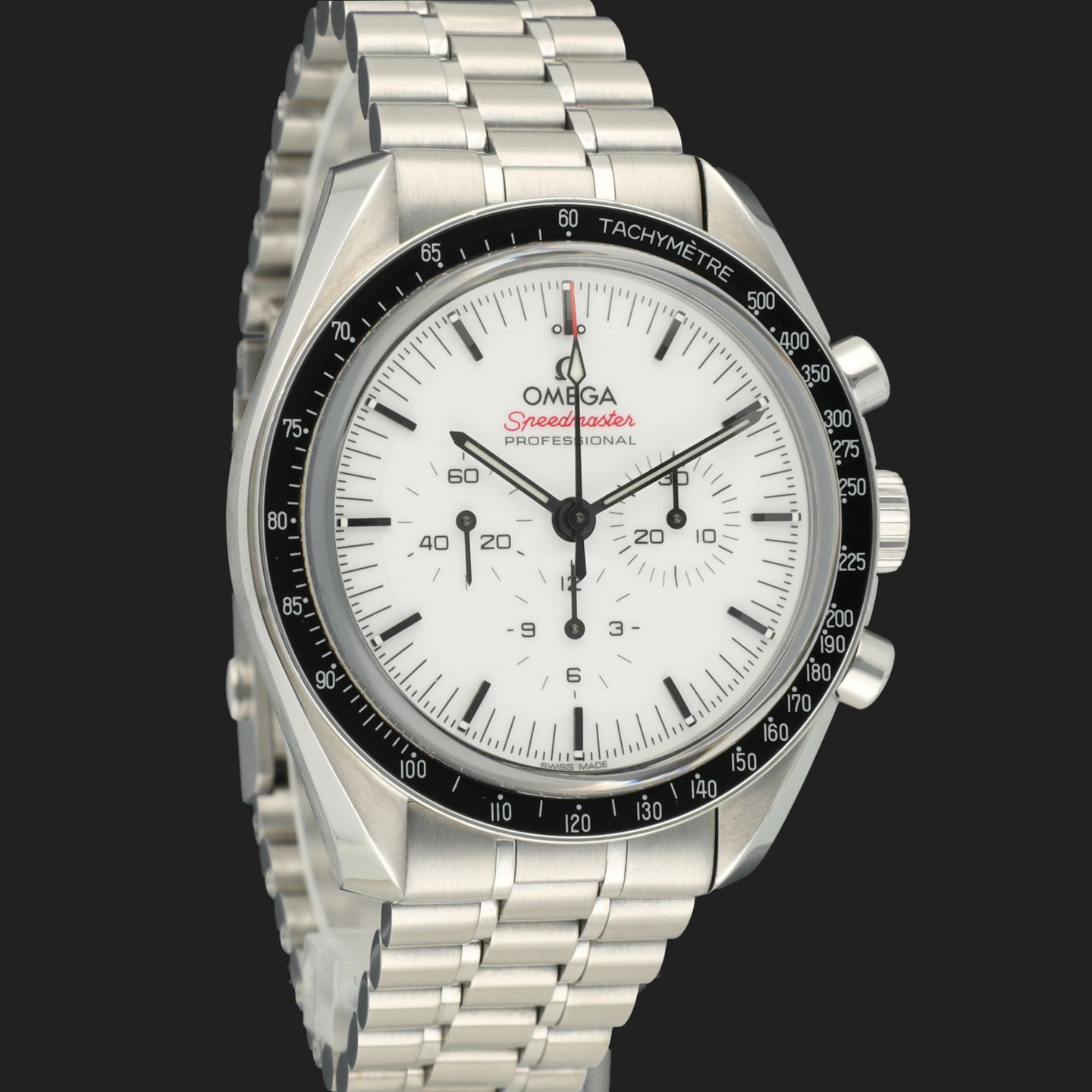 Omega Speedmaster Professional Moonwatch 310.30.42.50.04.001 (2025) - Wit wijzerplaat 42mm Staal (4/8)