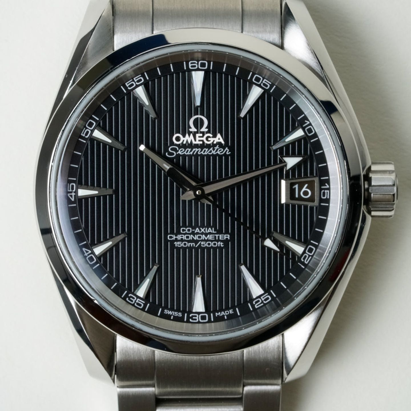 Omega Seamaster Aqua Terra 231.10.39.21.01.001 (2012) - Black dial 39 mm Steel case (4/8)