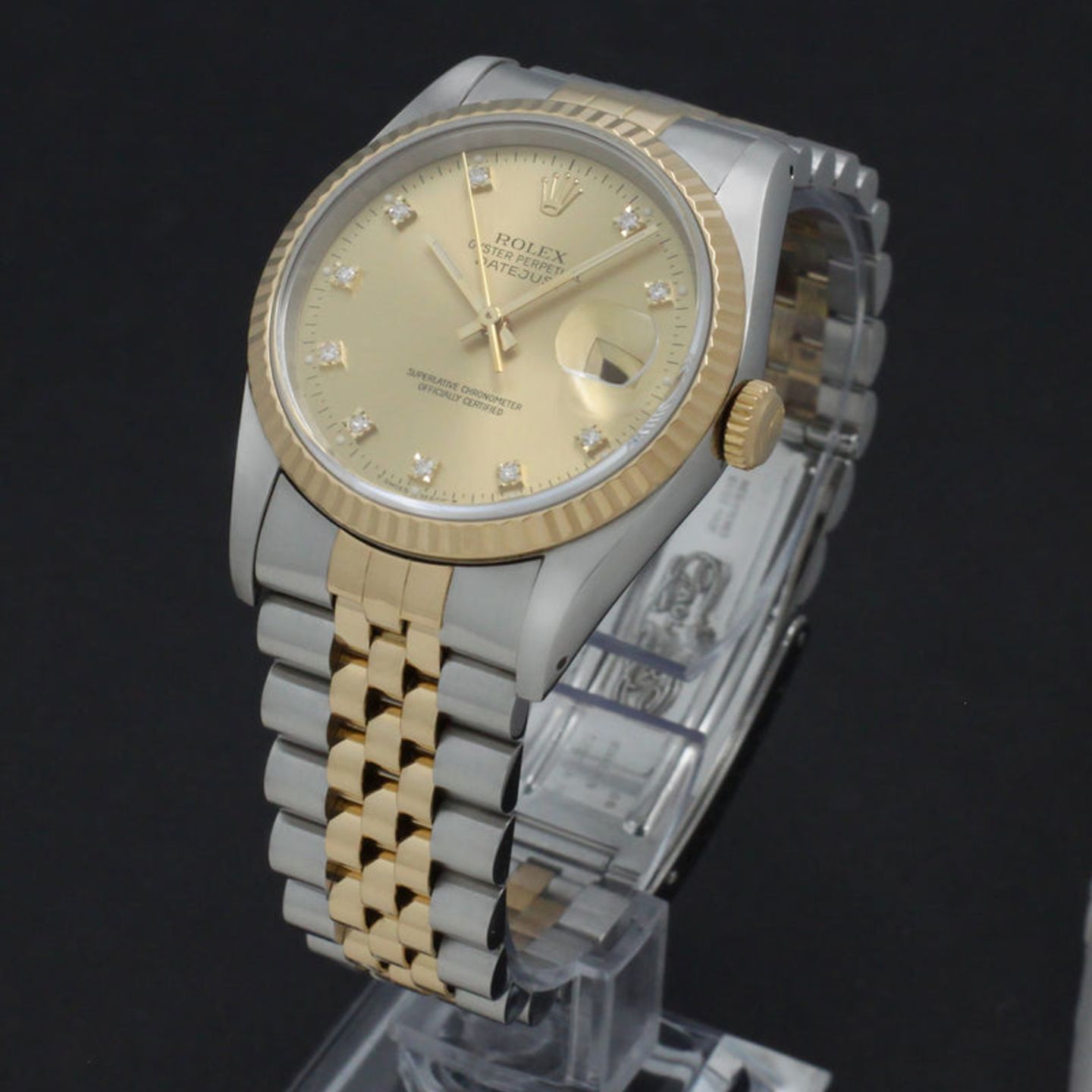 Rolex Datejust 36 16233 (1990) - Goud wijzerplaat 36mm Goud/Staal (5/7)