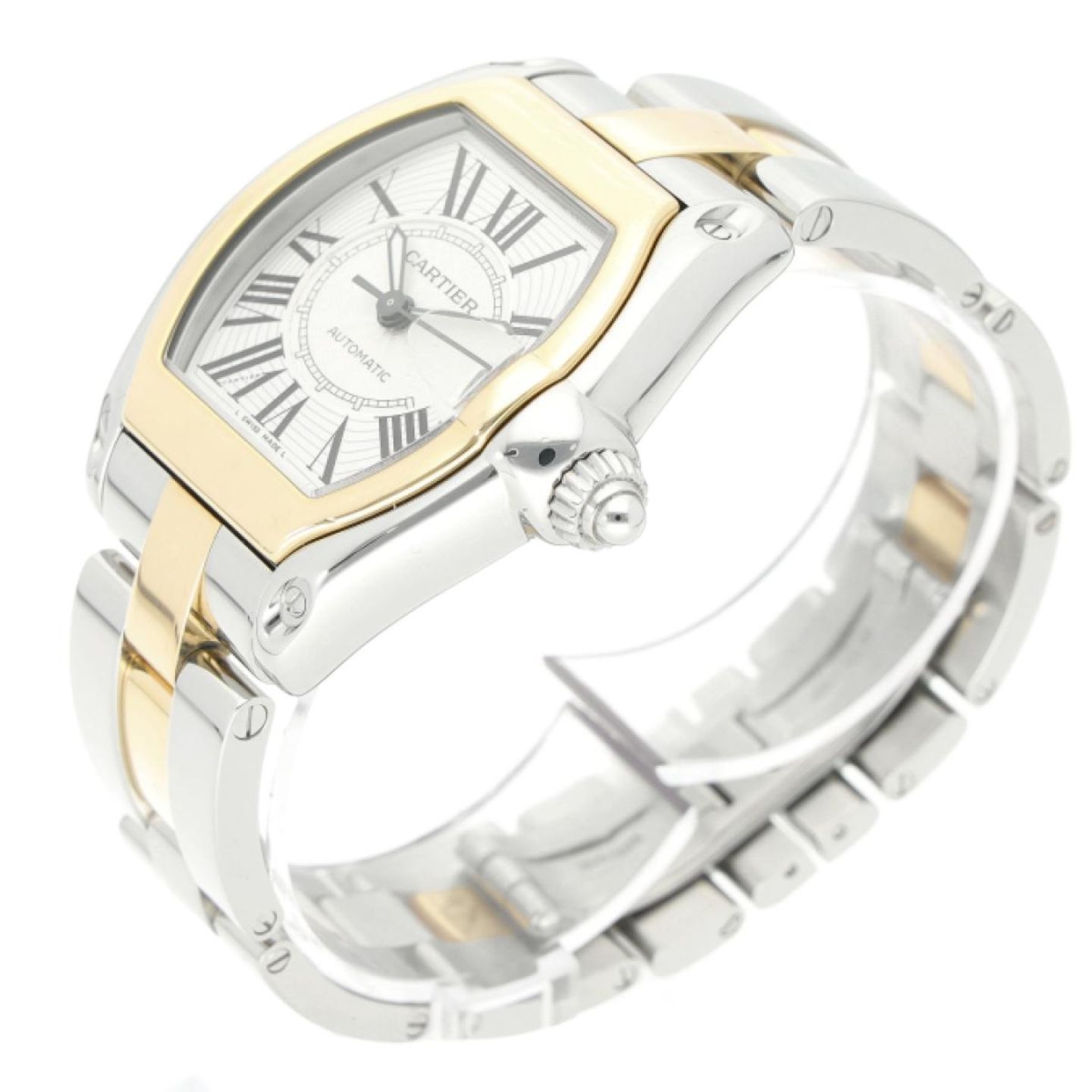 Cartier Roadster 2510 (2008) - Zilver wijzerplaat 37mm Staal (5/7)