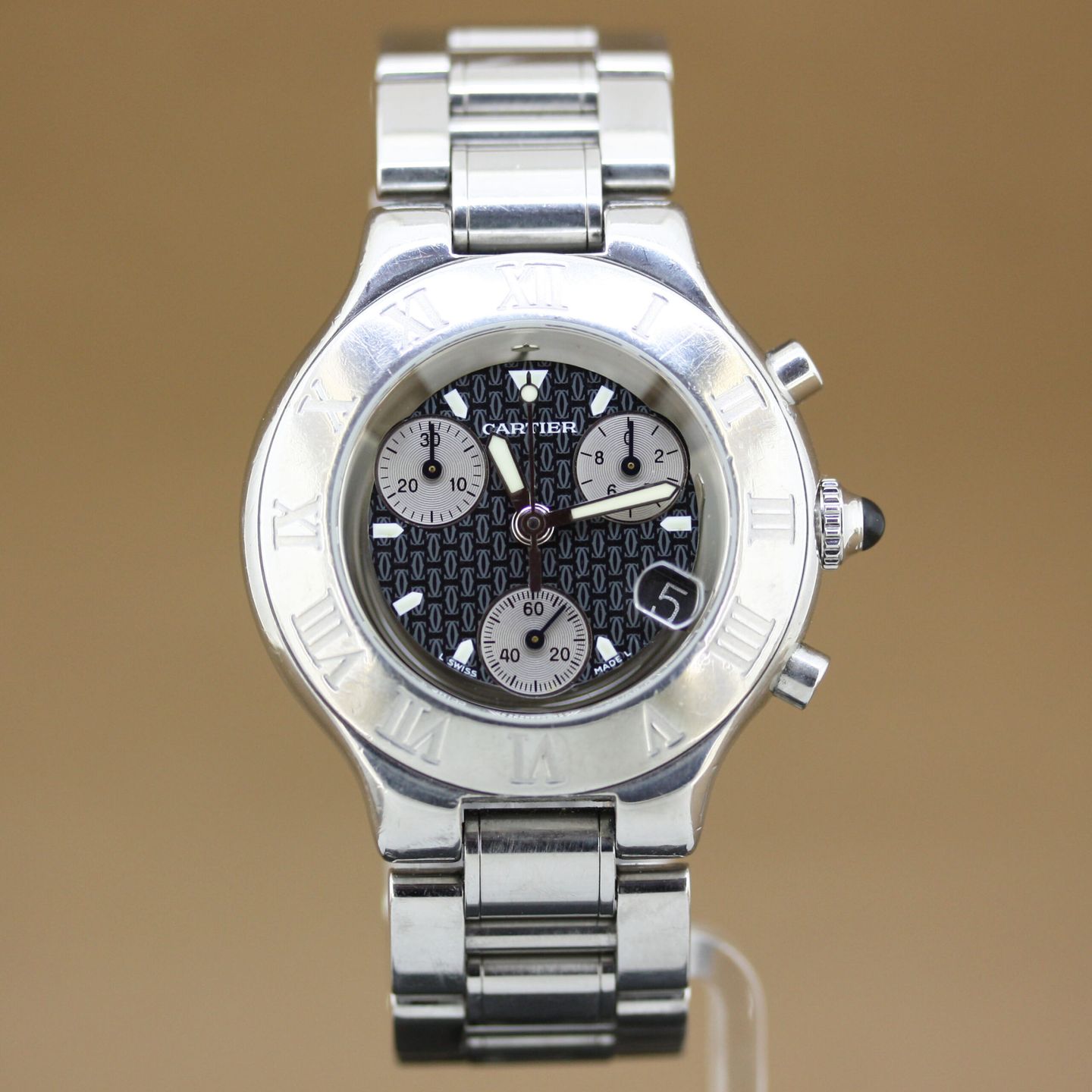 Cartier 21 Chronoscaph 2424 - (1/8)