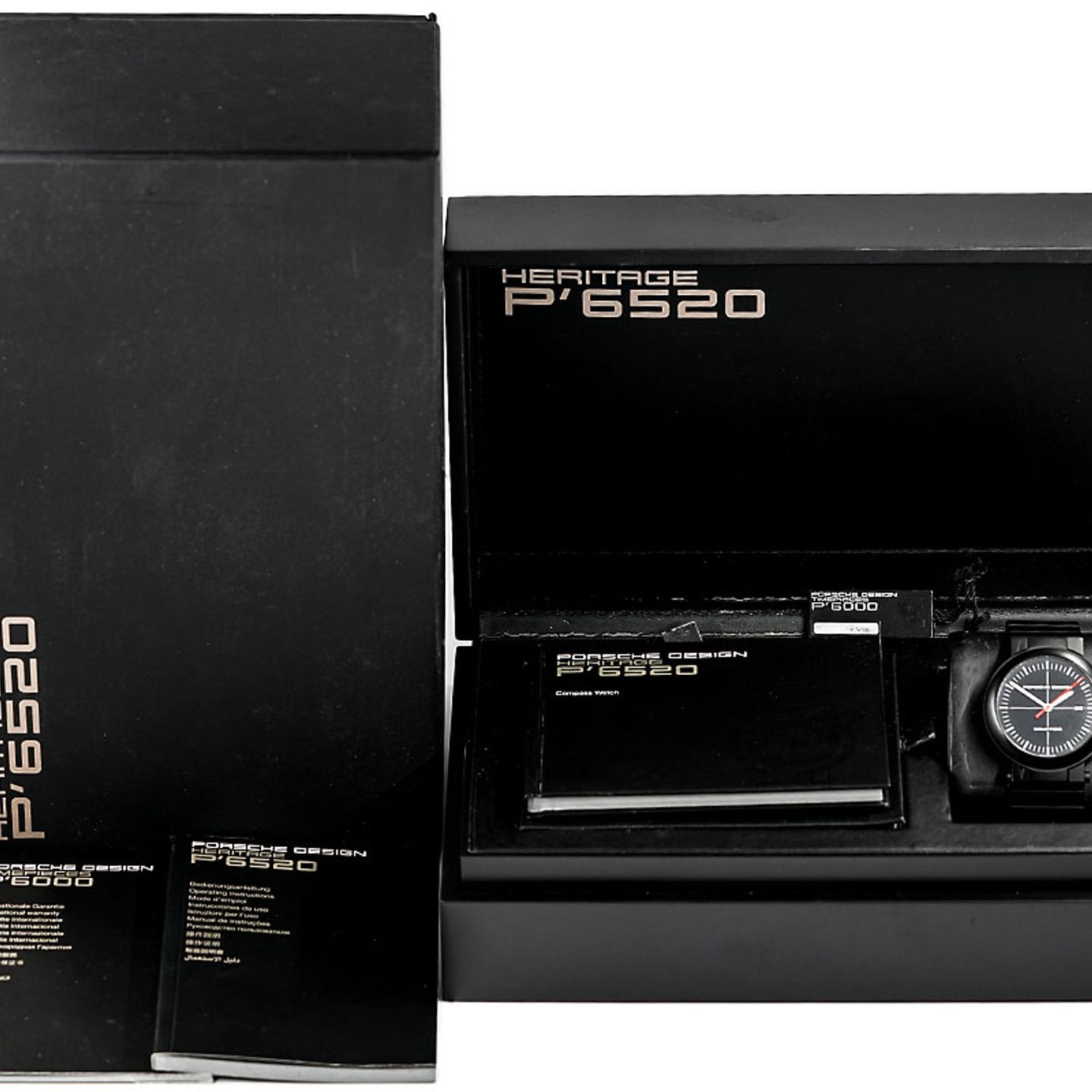 Porsche Design Heritage P6520 (2011) - Black dial 42 mm Titanium case (7/7)