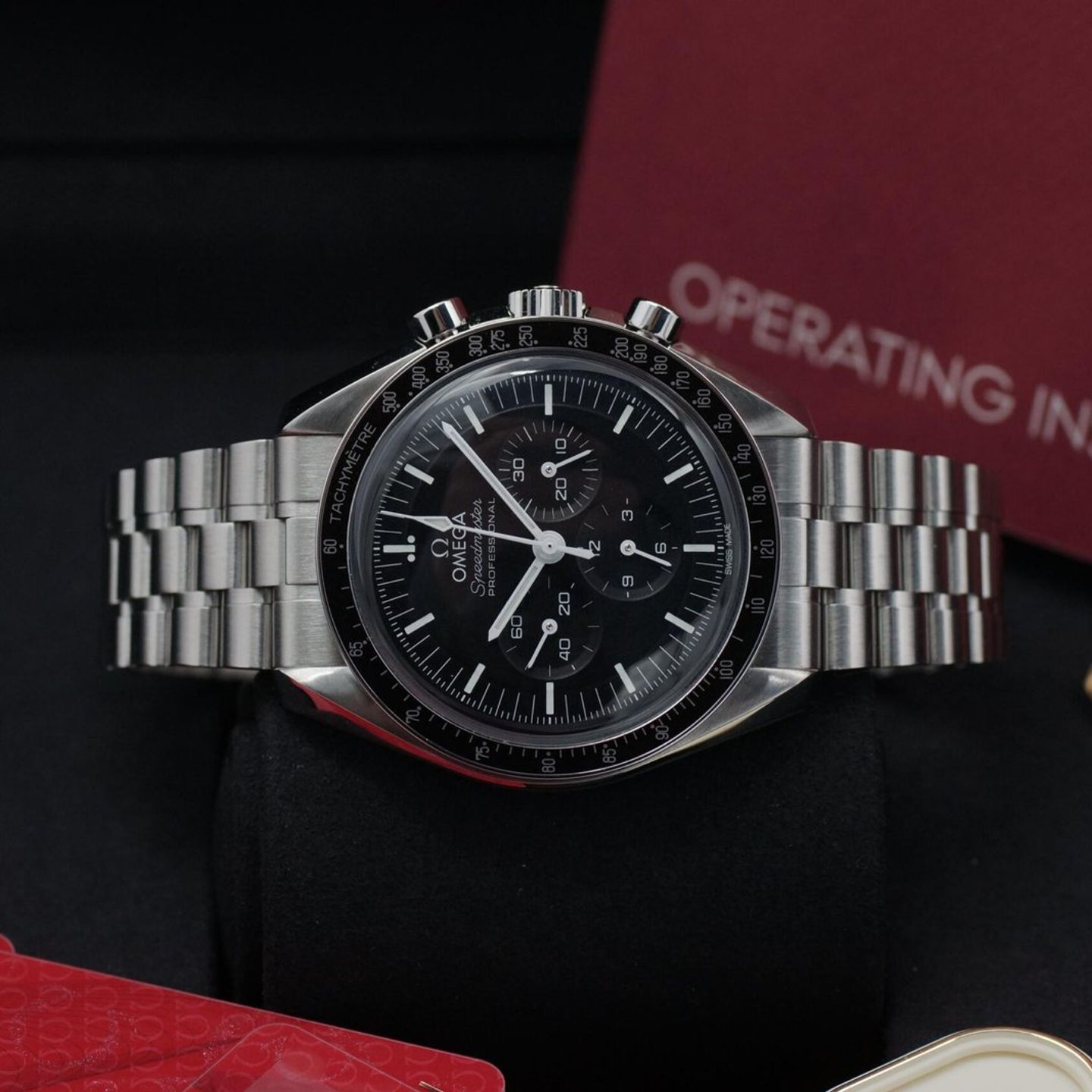 Omega Speedmaster Professional Moonwatch 310.30.42.50.01.001 (2023) - Zwart wijzerplaat 42mm Staal (1/8)