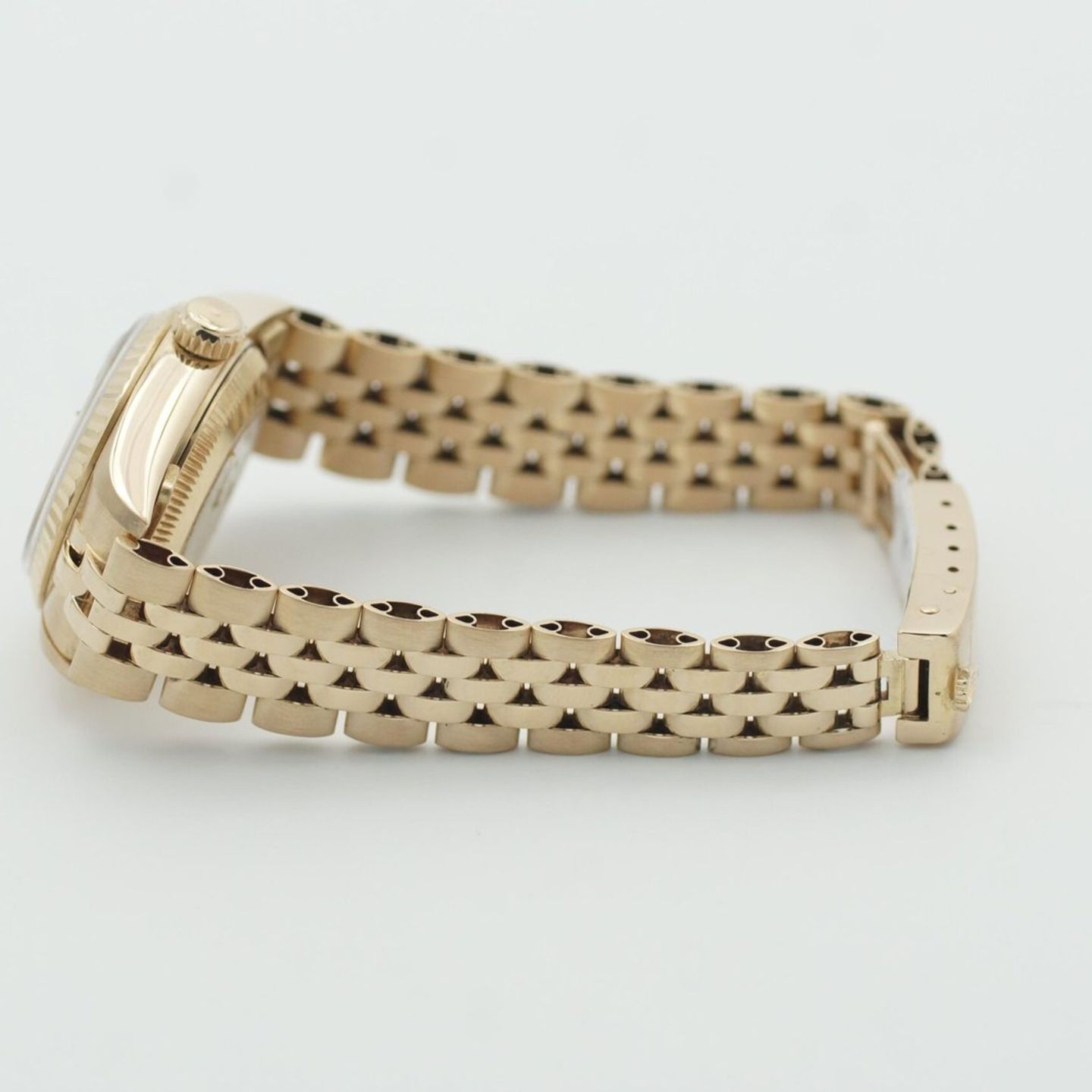 Rolex Lady-Datejust 69178 (1991) - Blauw wijzerplaat 26mm Geelgoud (5/8)