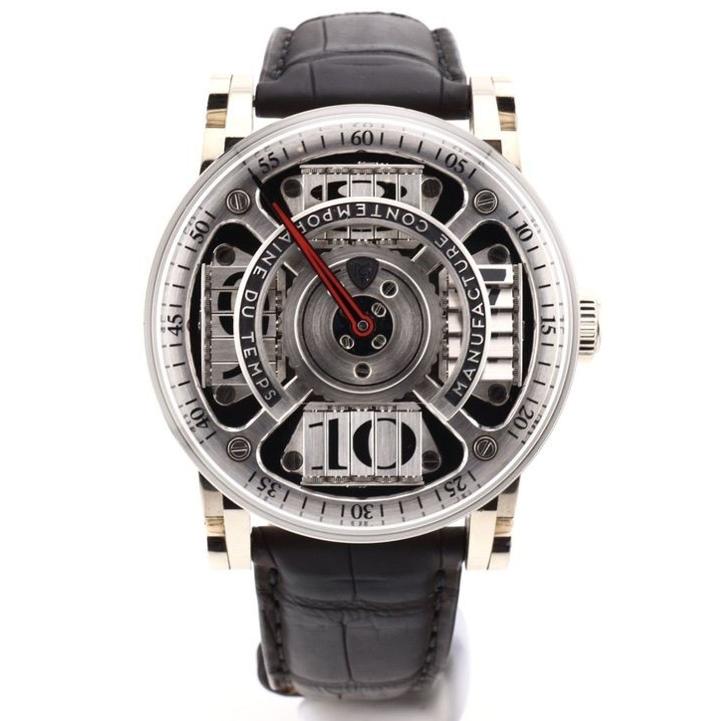 Manufacture Contemporaire Du Temps Unknown S2.0006 (Unknown (random serial)) - Transparent dial 44 mm White Gold case (2/3)