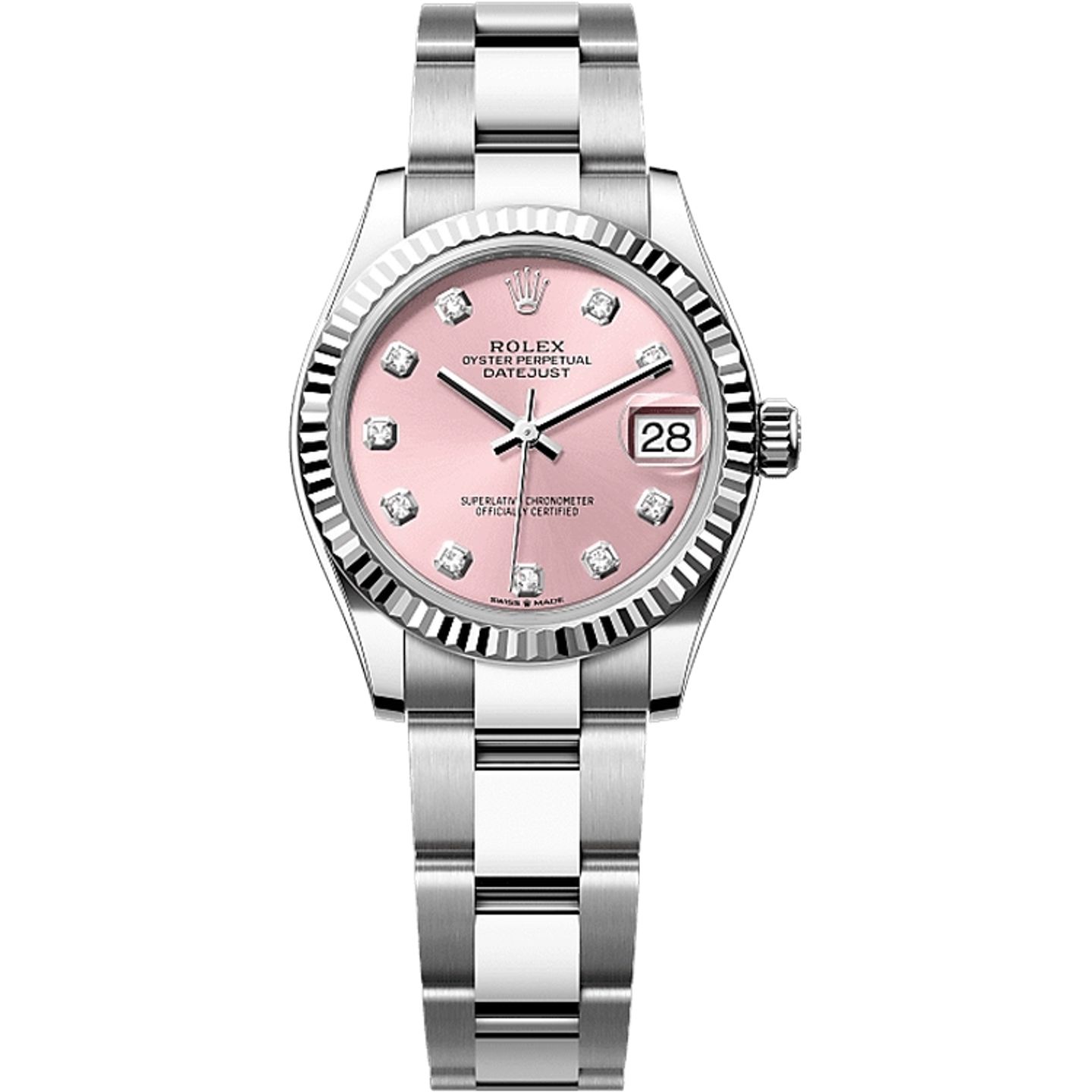 Rolex Datejust 31 278274 (2025) - Roze wijzerplaat 31mm Staal (1/1)