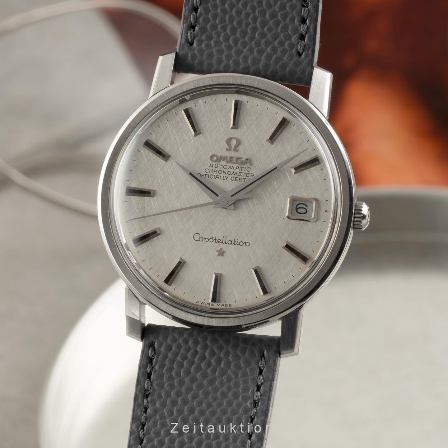 Omega Constellation 168.018 (1969) - Zilver wijzerplaat 35mm Staal (1/8)